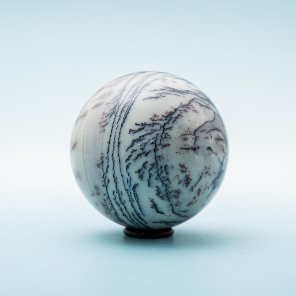 Dendritic Opal Sphere - 67 mm 412 gr — photo 1