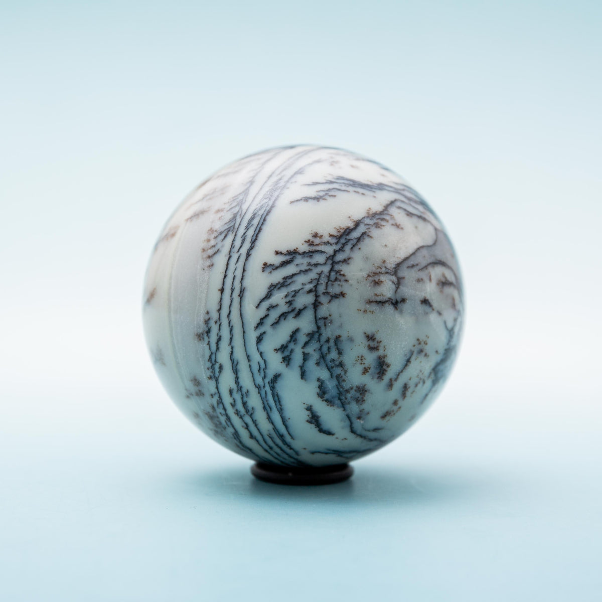 Dendritic Opal Sphere - 67 mm 412 gr — photo 1