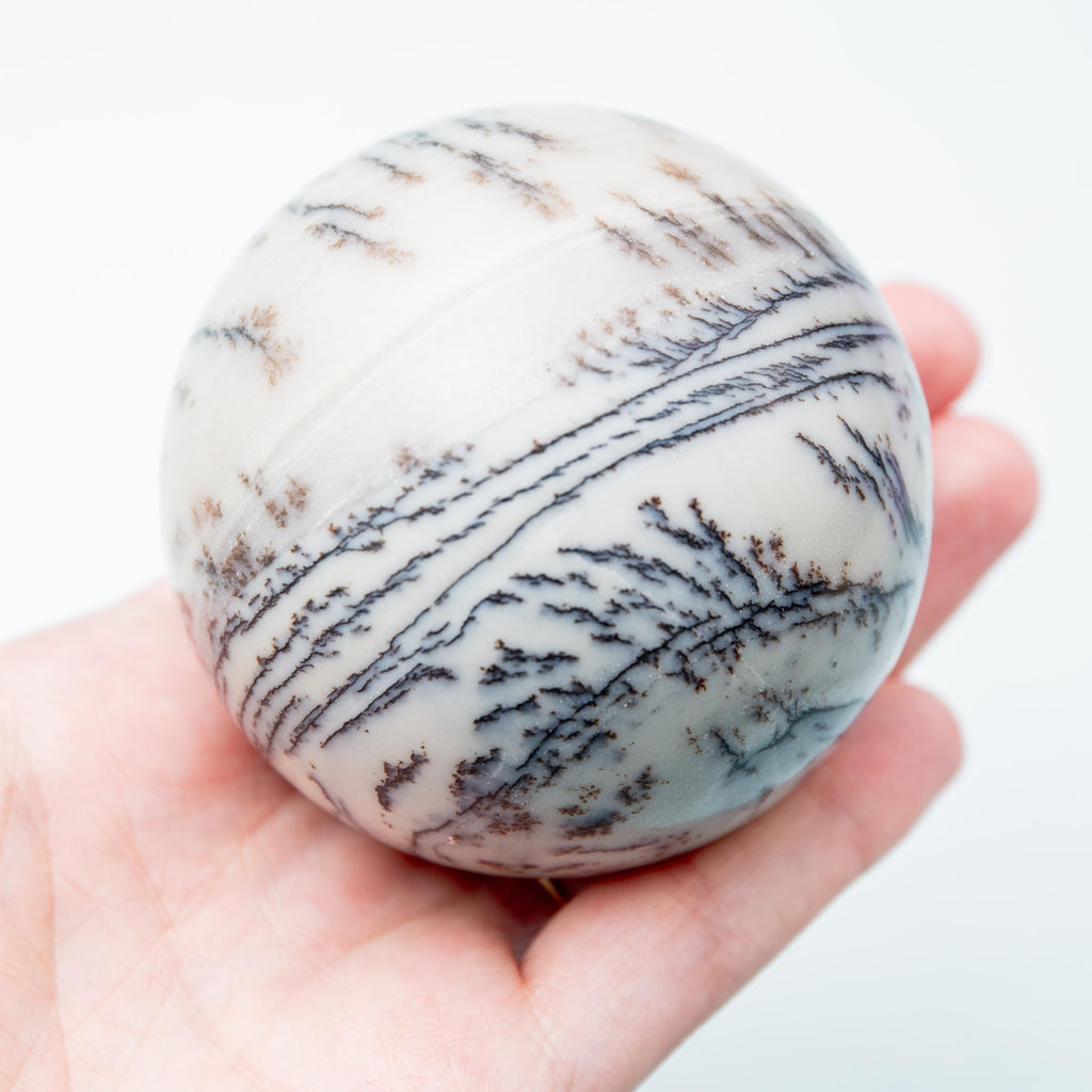 Dendritic Opal Sphere - 67 mm 412 gr — photo 3