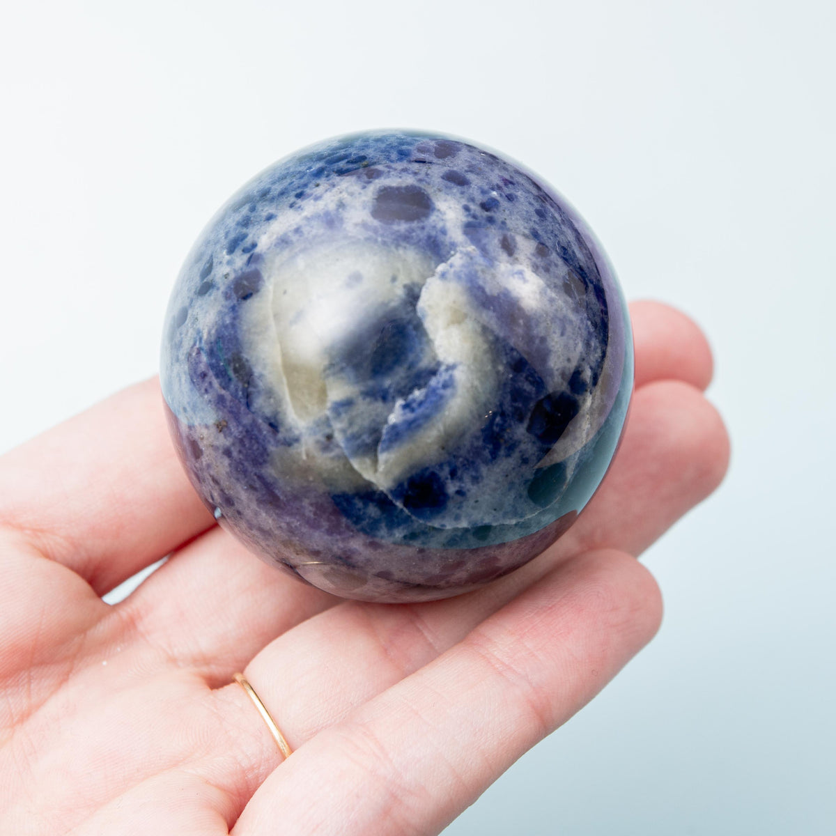 Sodalite Sphere - 49 mm 153 gr — photo 3