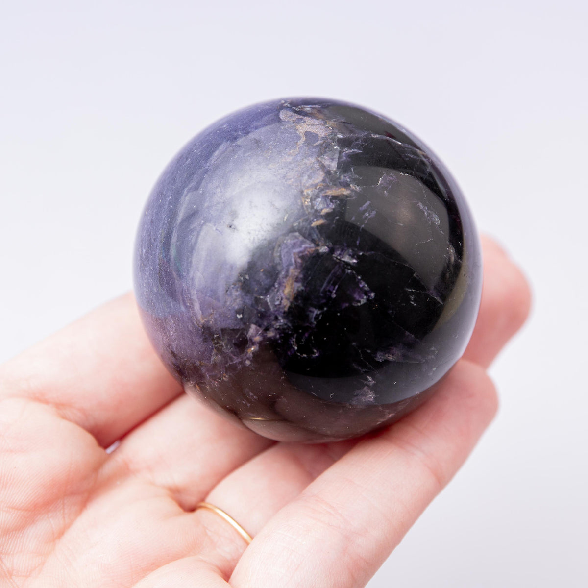 Tiffany Fluorite Sphere - 49 mm 186 gr — photo 3