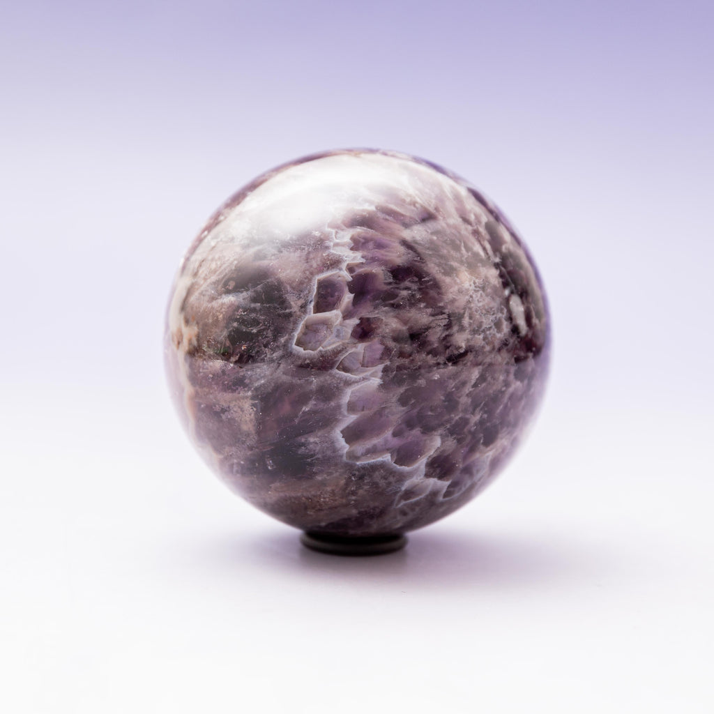 Chevron Ametiszt Sphere - 8 cm 575 gr