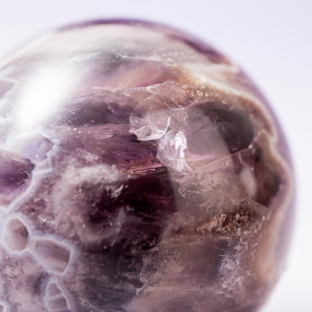 Chevron Ametiszt Sphere - 6 cm 303 gr