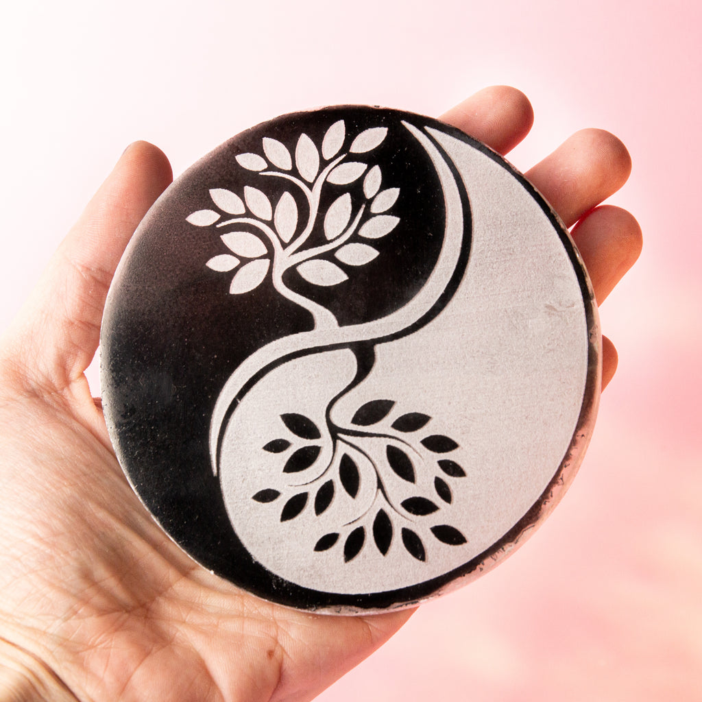 Selenite – Yin Yang Tree