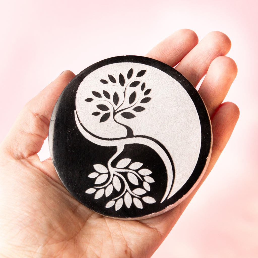 Selenite – Yin Yang Tree