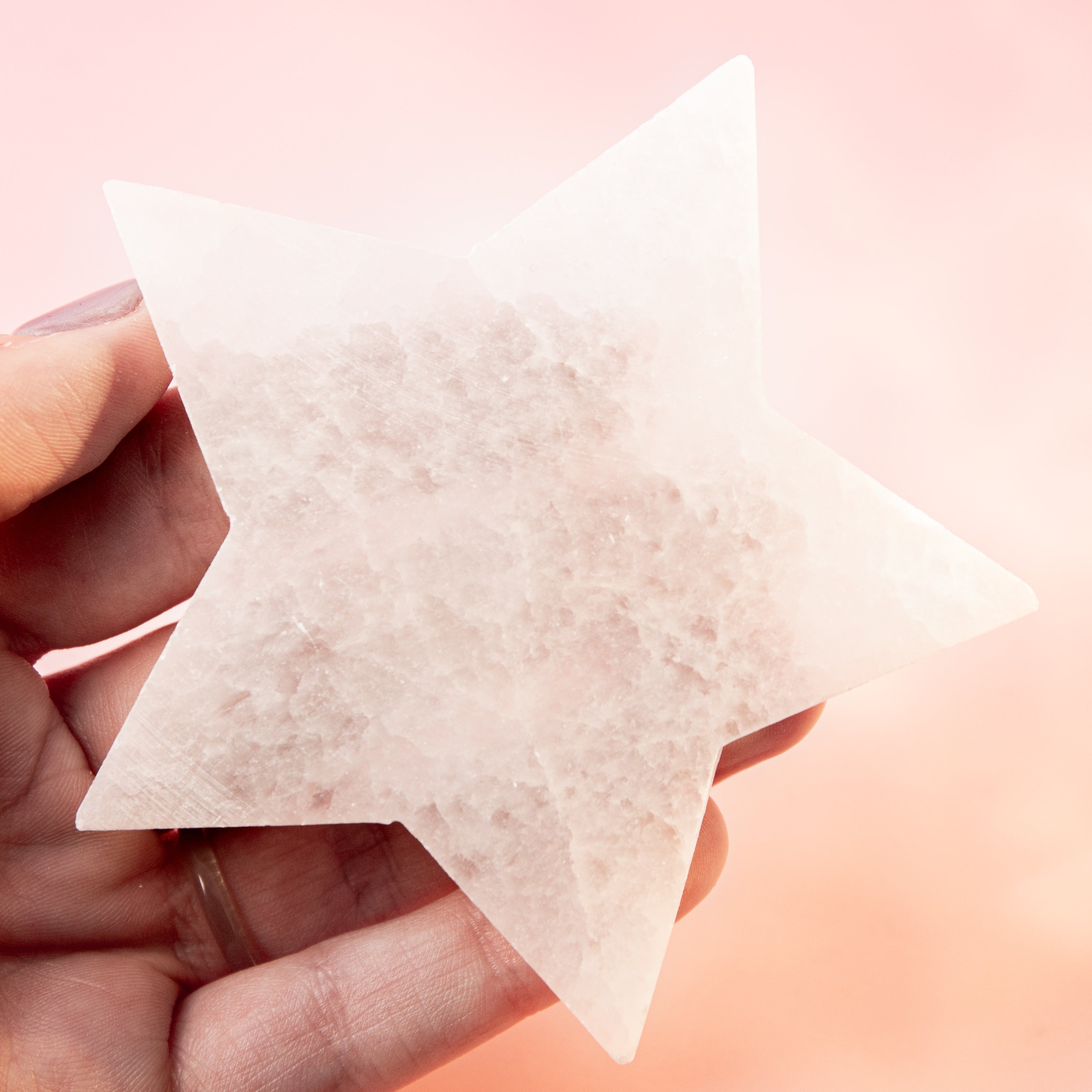 Selenite Star -9cm