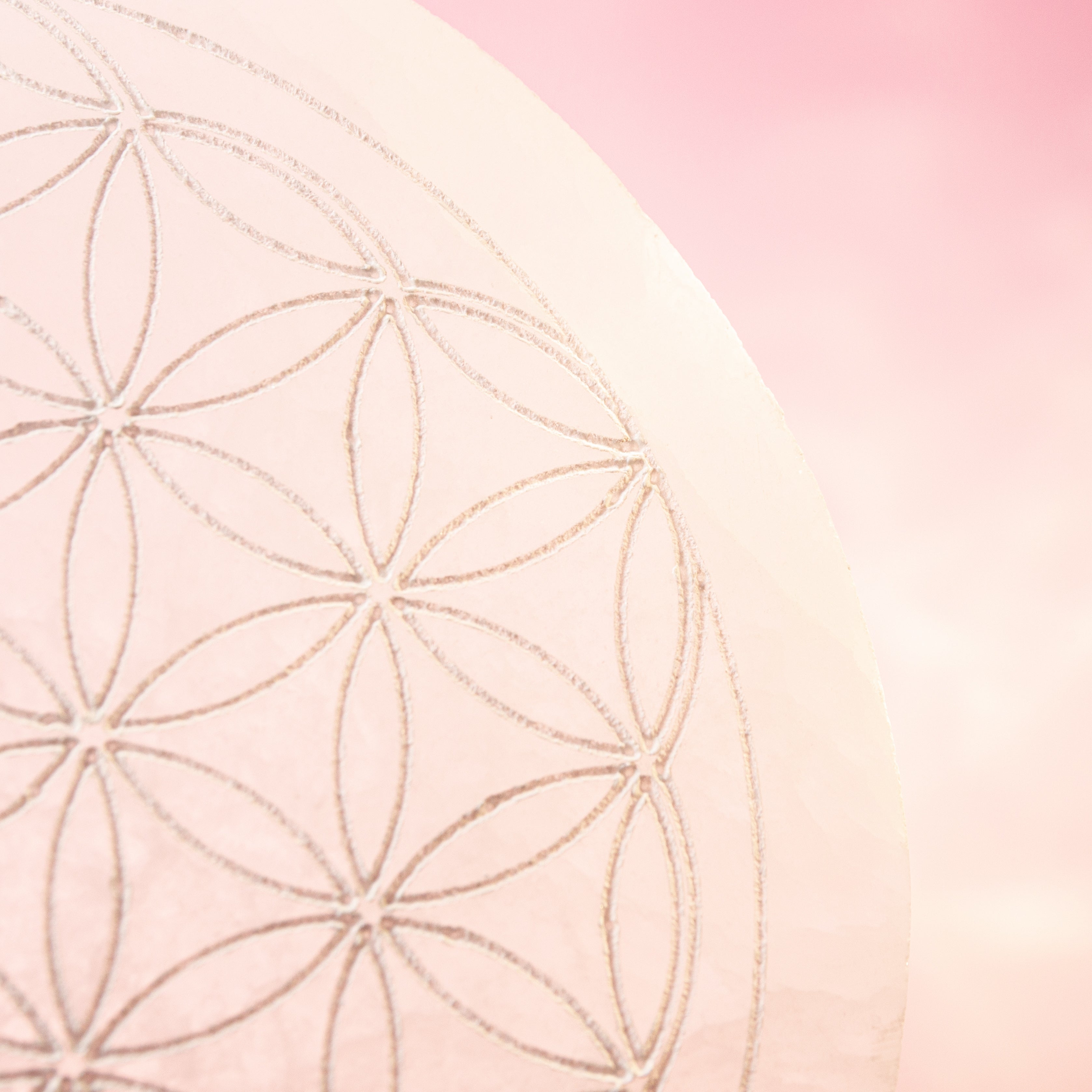 Selenit Életvirág - 14 cm