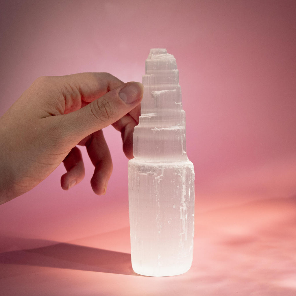 Selenite Tower - 15cm