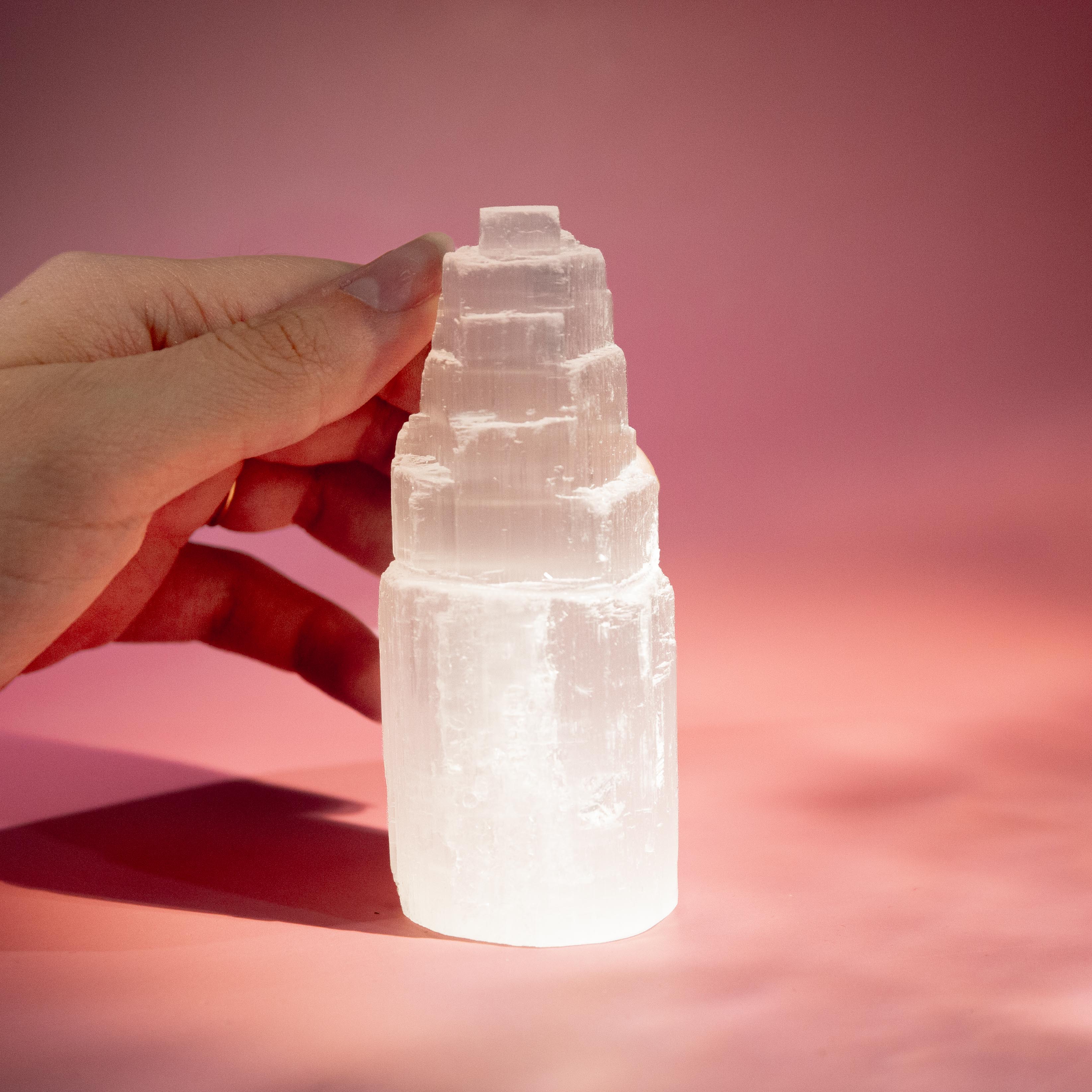Selenite Tower - 11cm
