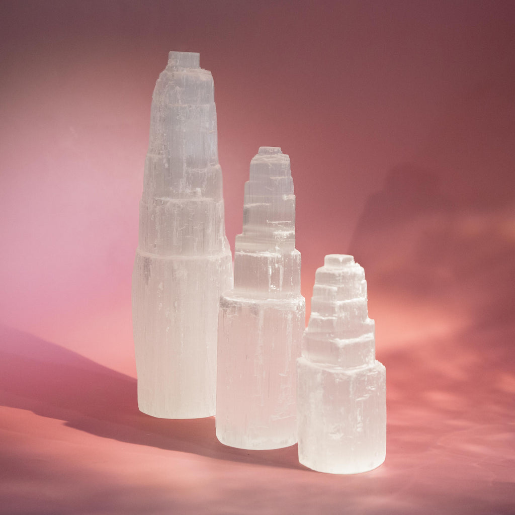 Selenite Tower - 11cm