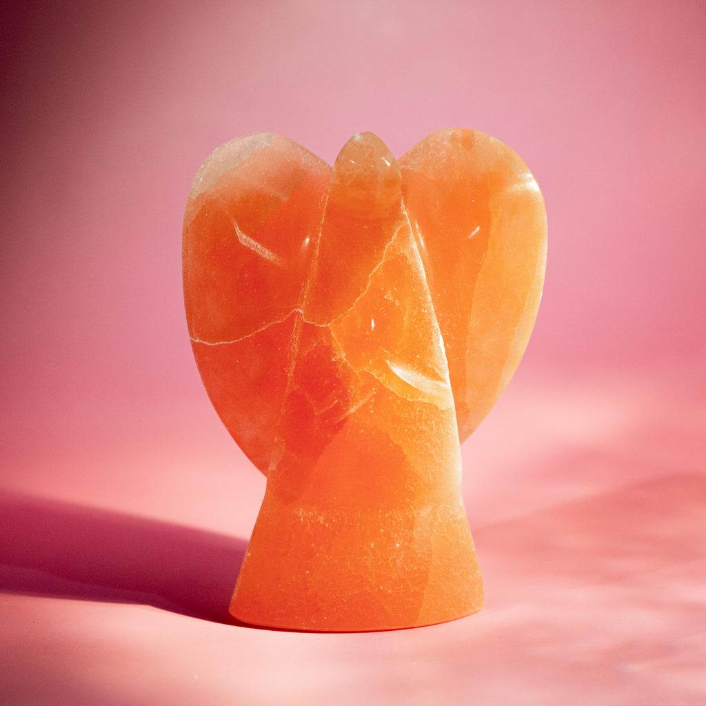 Selenite Orange Angel - 10cm/245g