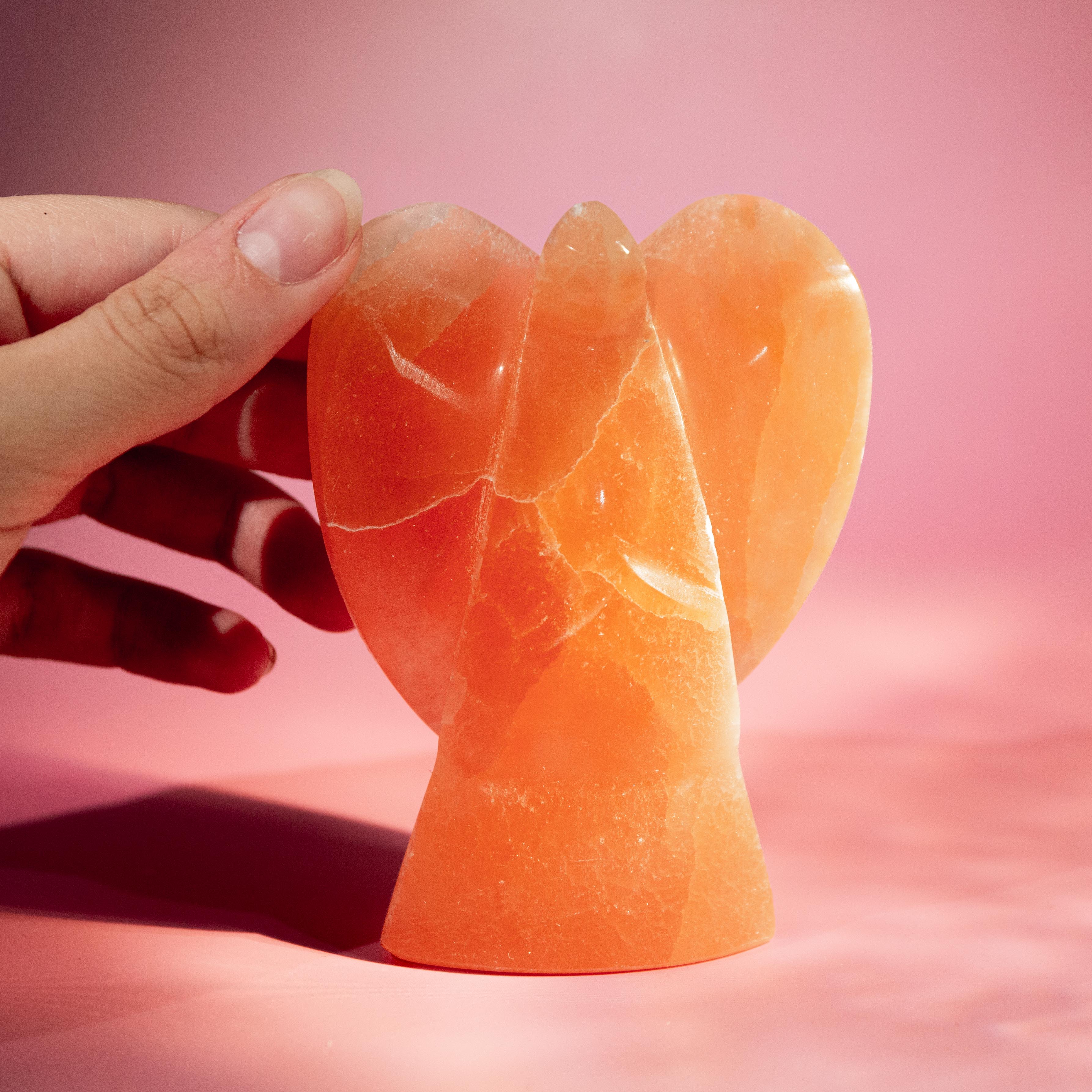 Selenite Orange Angel - 10cm/245g