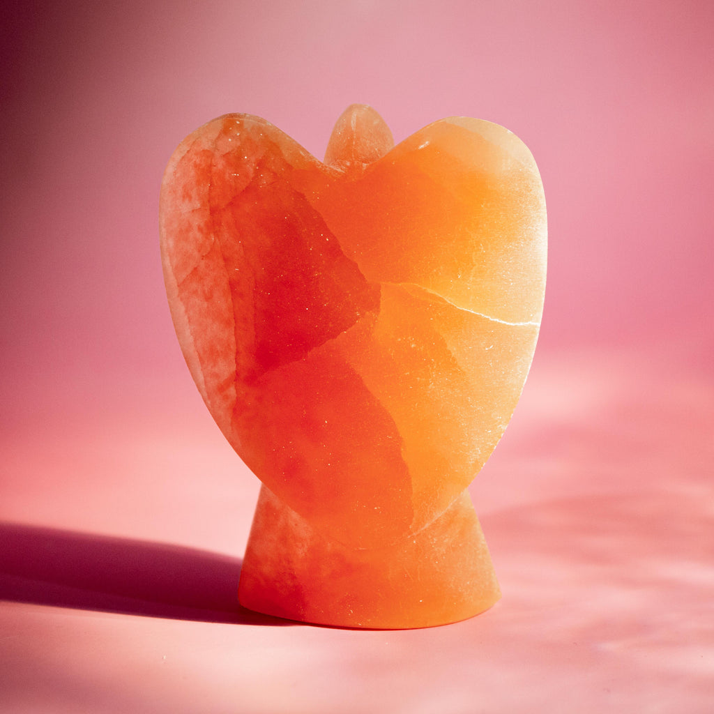 Selenite Orange Angel - 10cm/245g