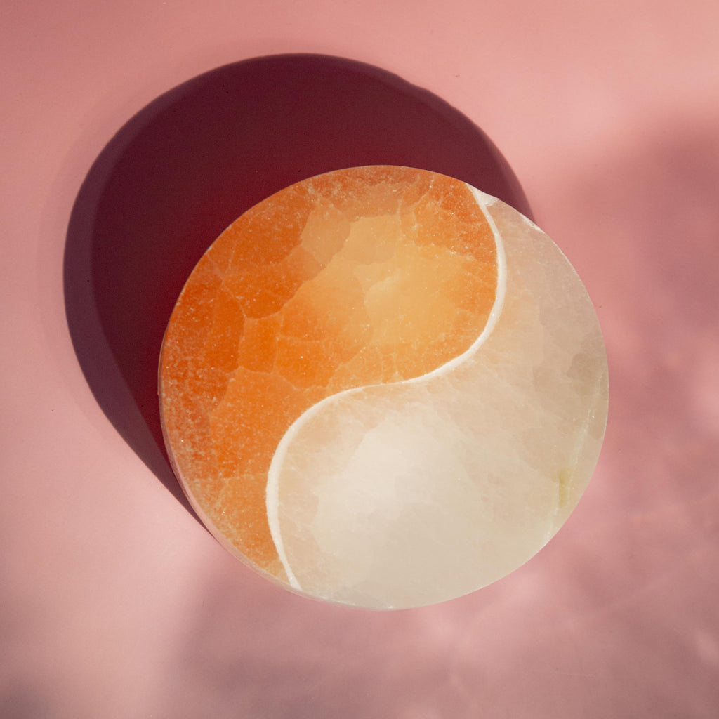 Selenite CandleHolder - 11cm/582g