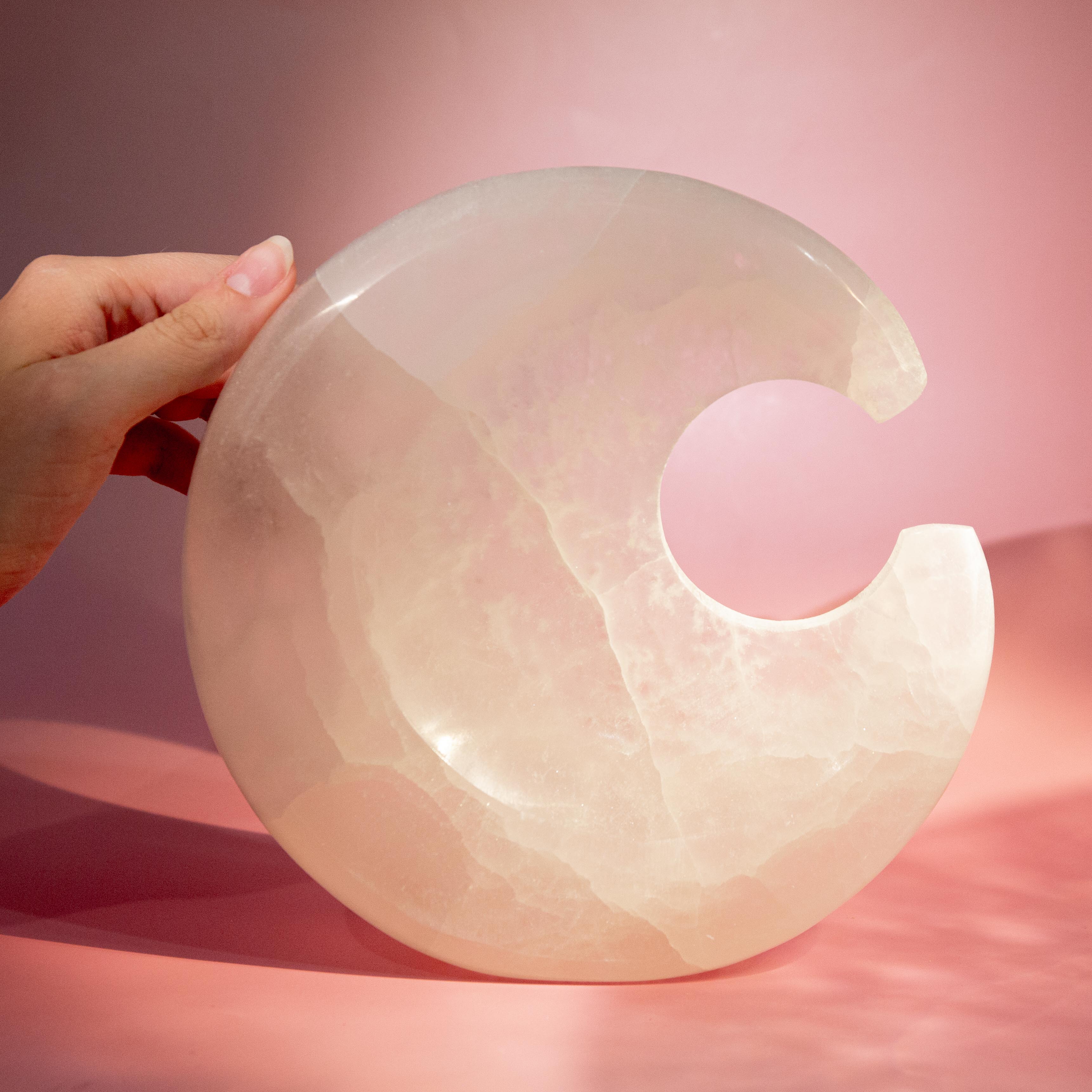 Selenite Moon - 17cm