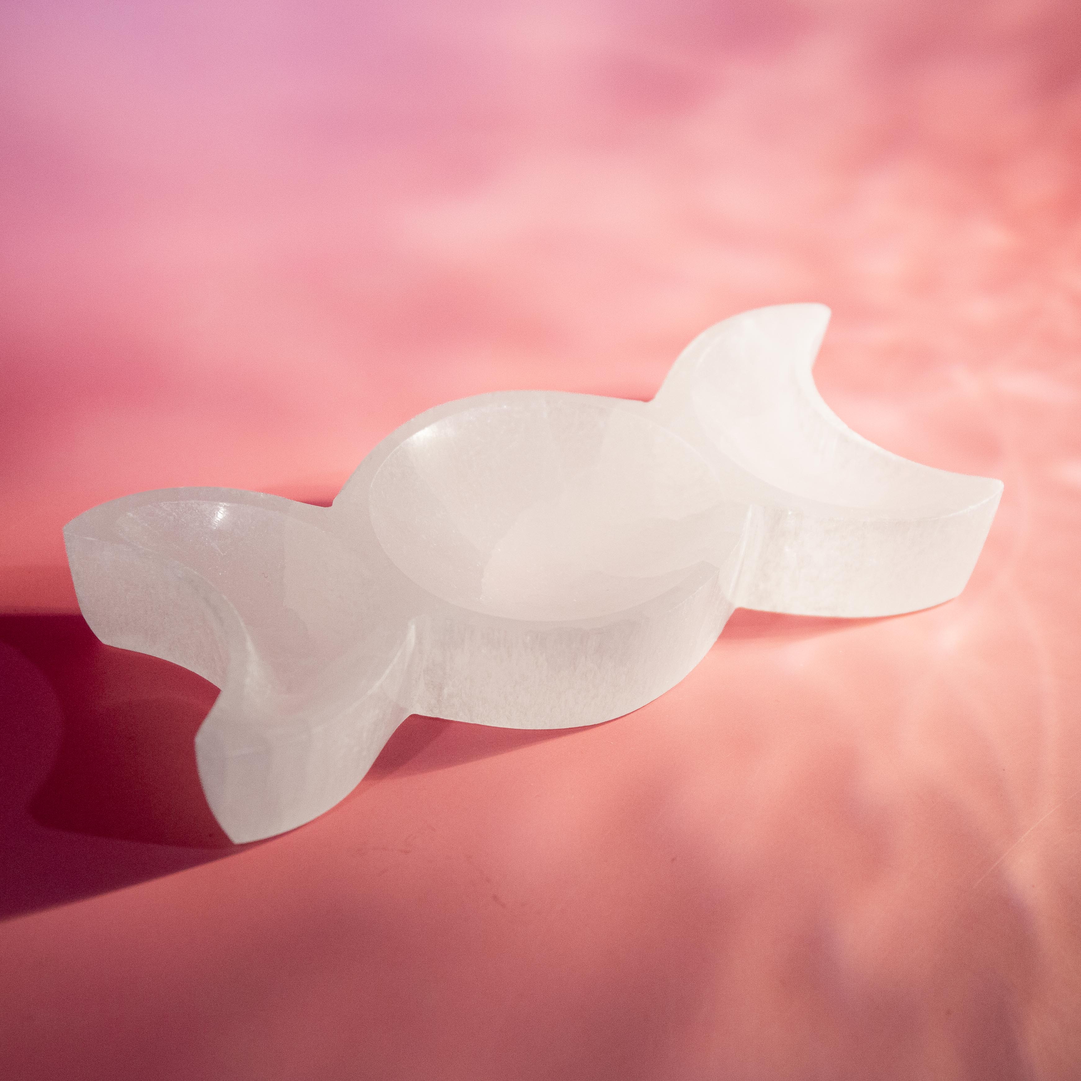 Selenite Magic Moon - 14*6cm
