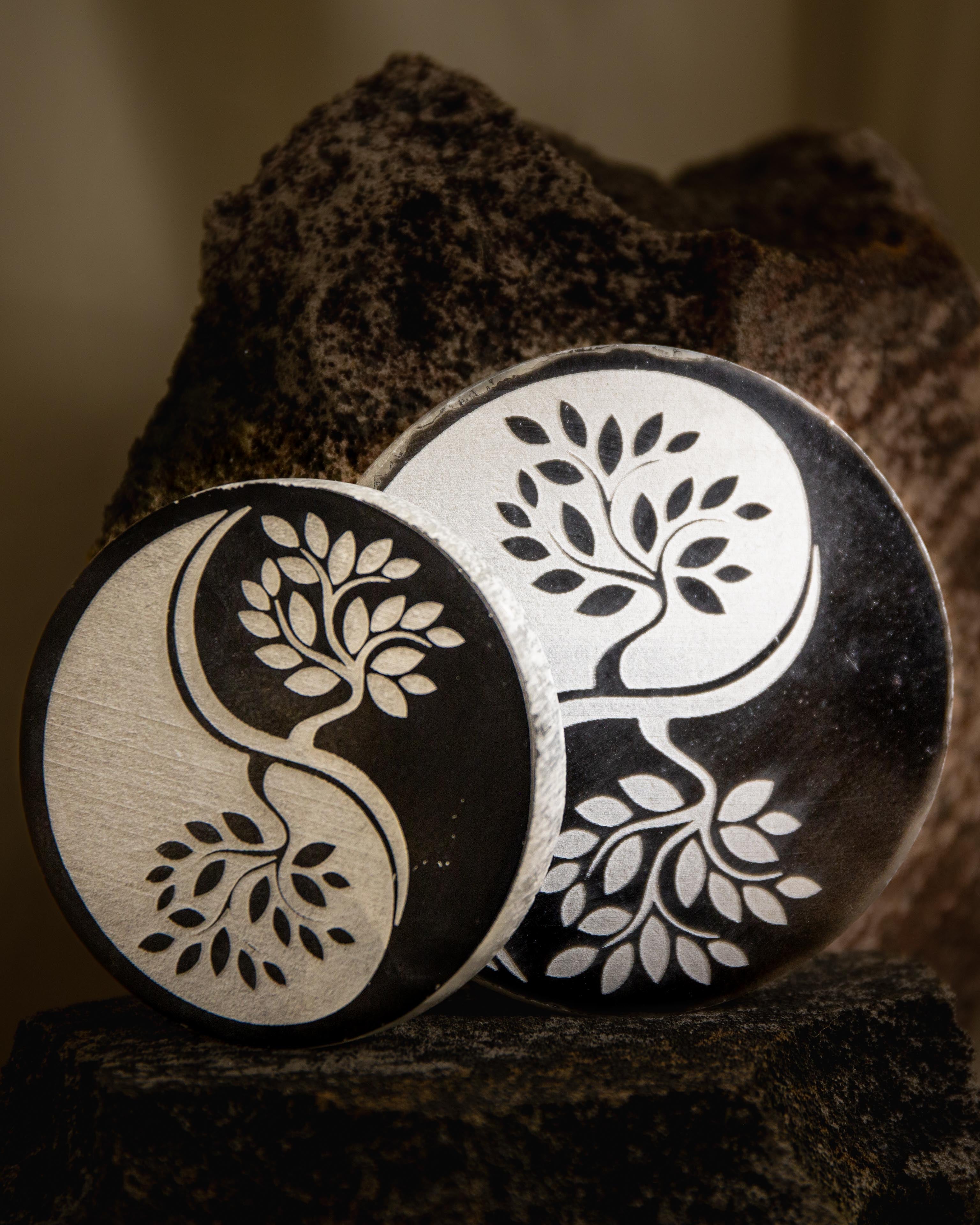 Selenite – Yin Yang Tree
