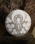 Selenite – Goddess (Round Shape)