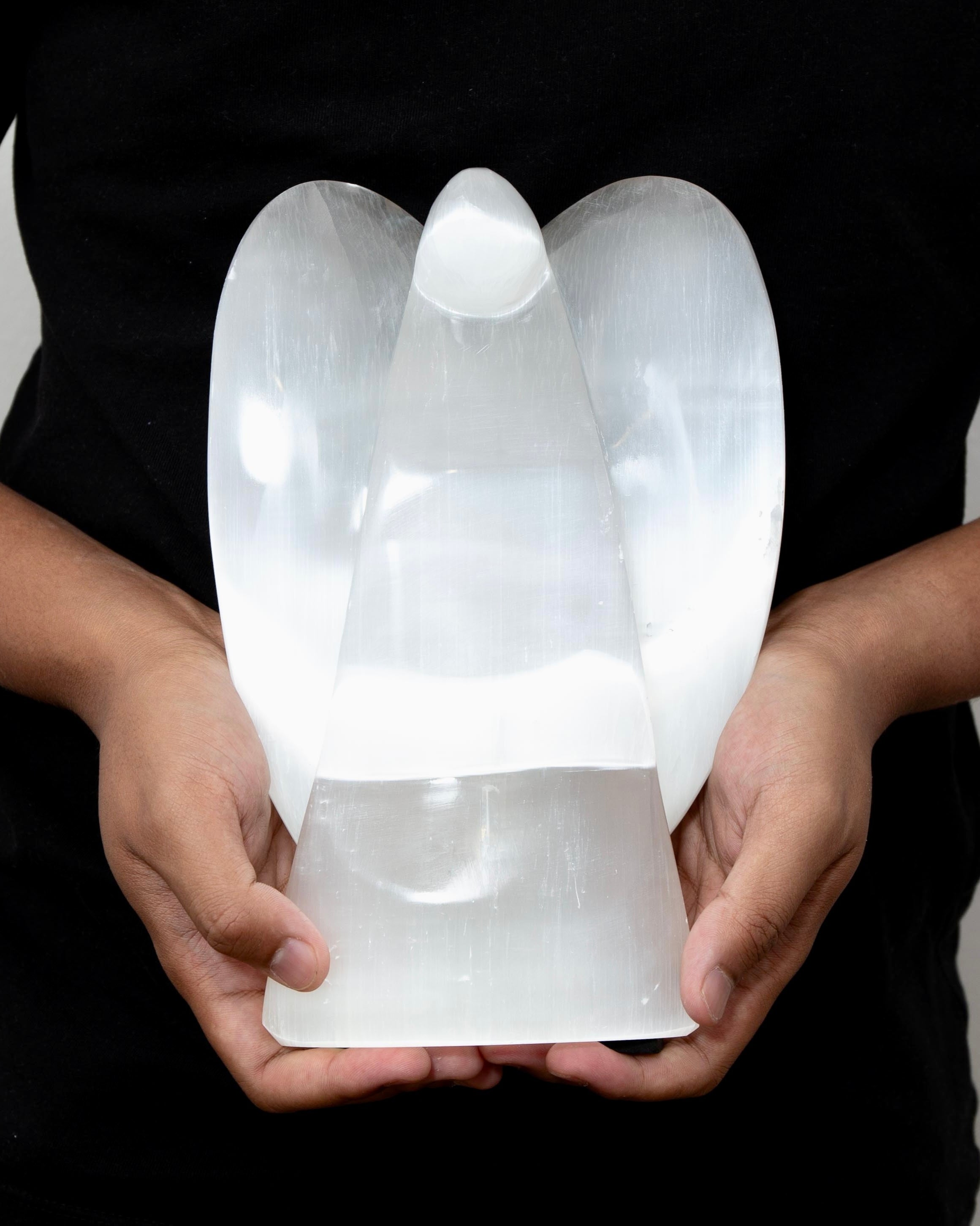 Selenite Lamp - Angel