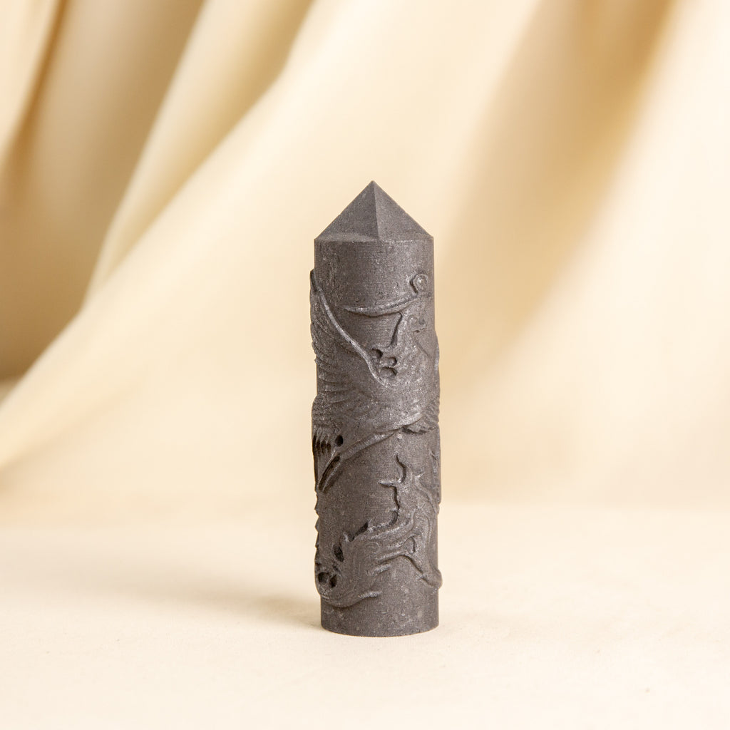 Shungite -Phoenix Tower 10cm