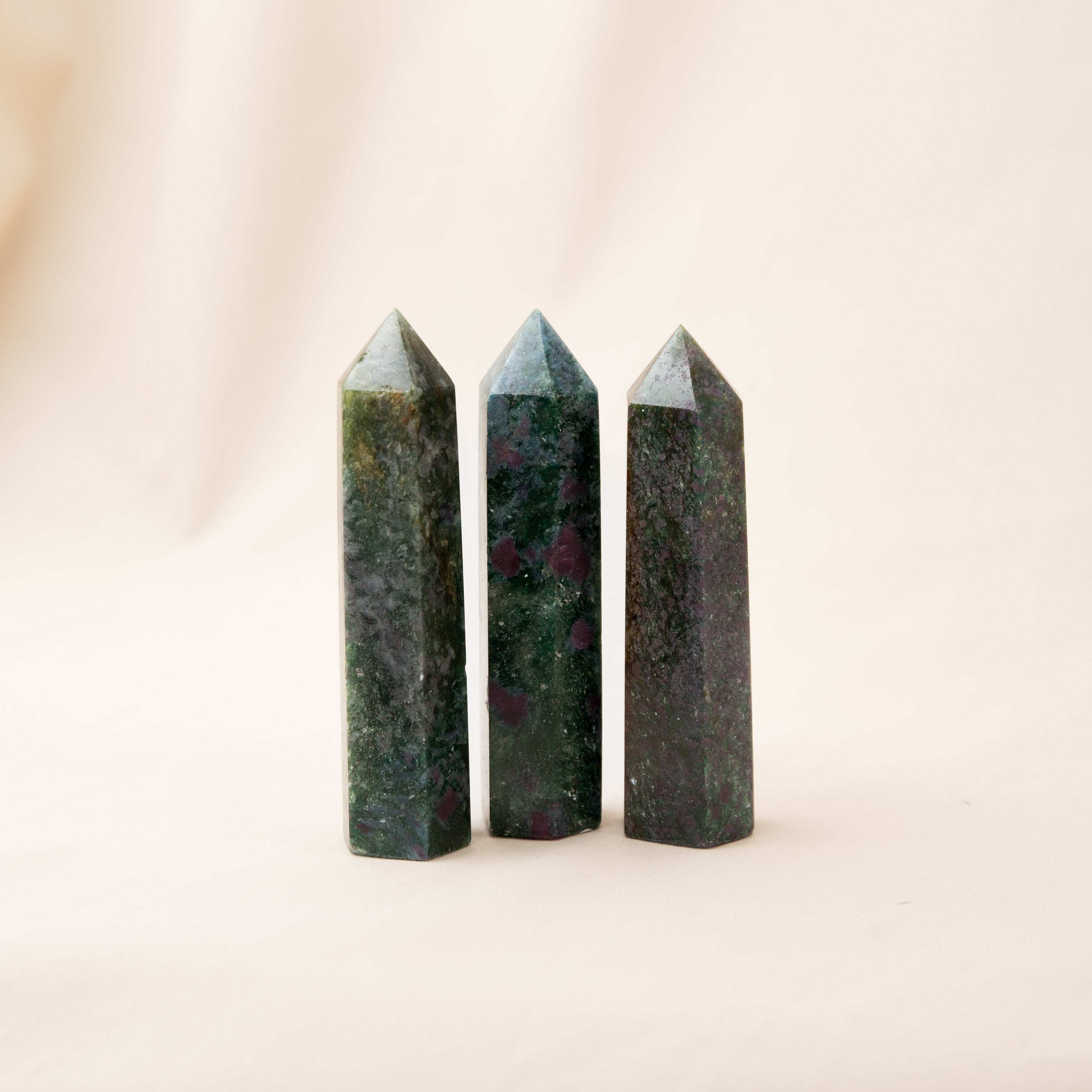 Ruby Fuchsite - Tower