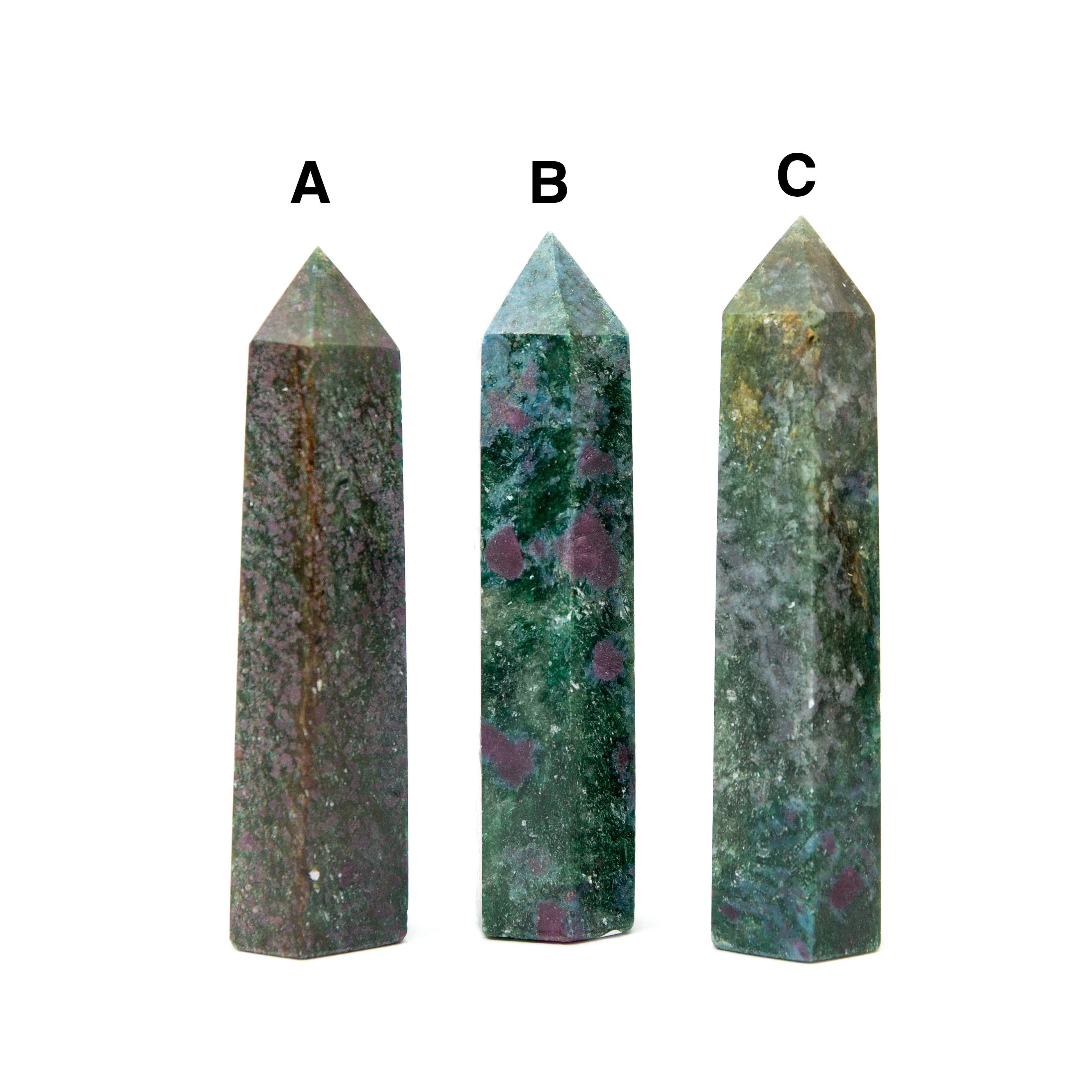 Ruby Fuchsite - Tower