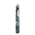 Moss Agate Tower- 34cm / 998g