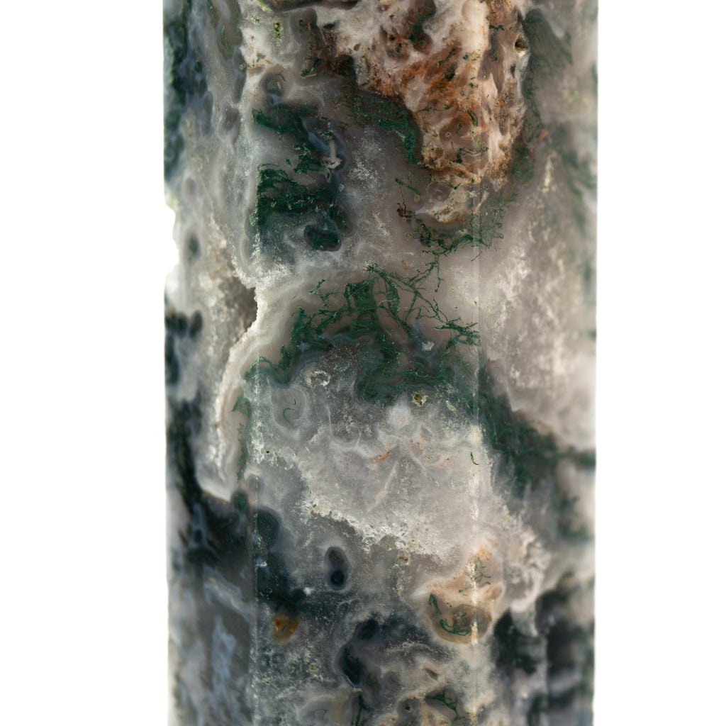 Moss Agate Tower- 33cm / 1.1kg