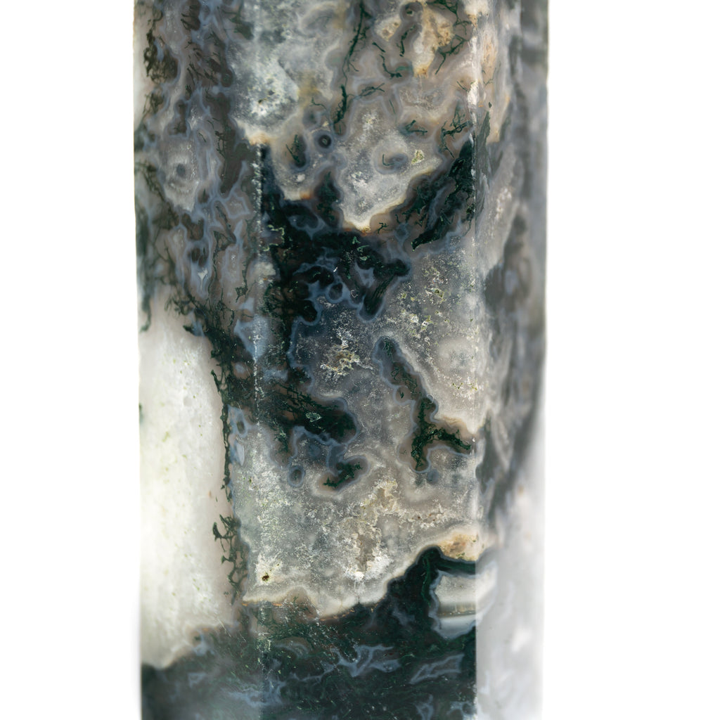 Moss Agate Tower- 33cm / 1.1kg