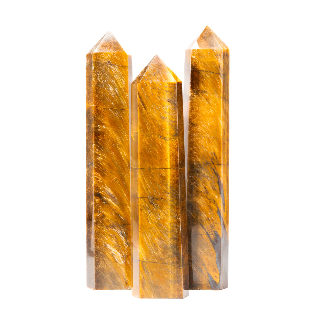 Tiger Eye Tower A1 - 19cm