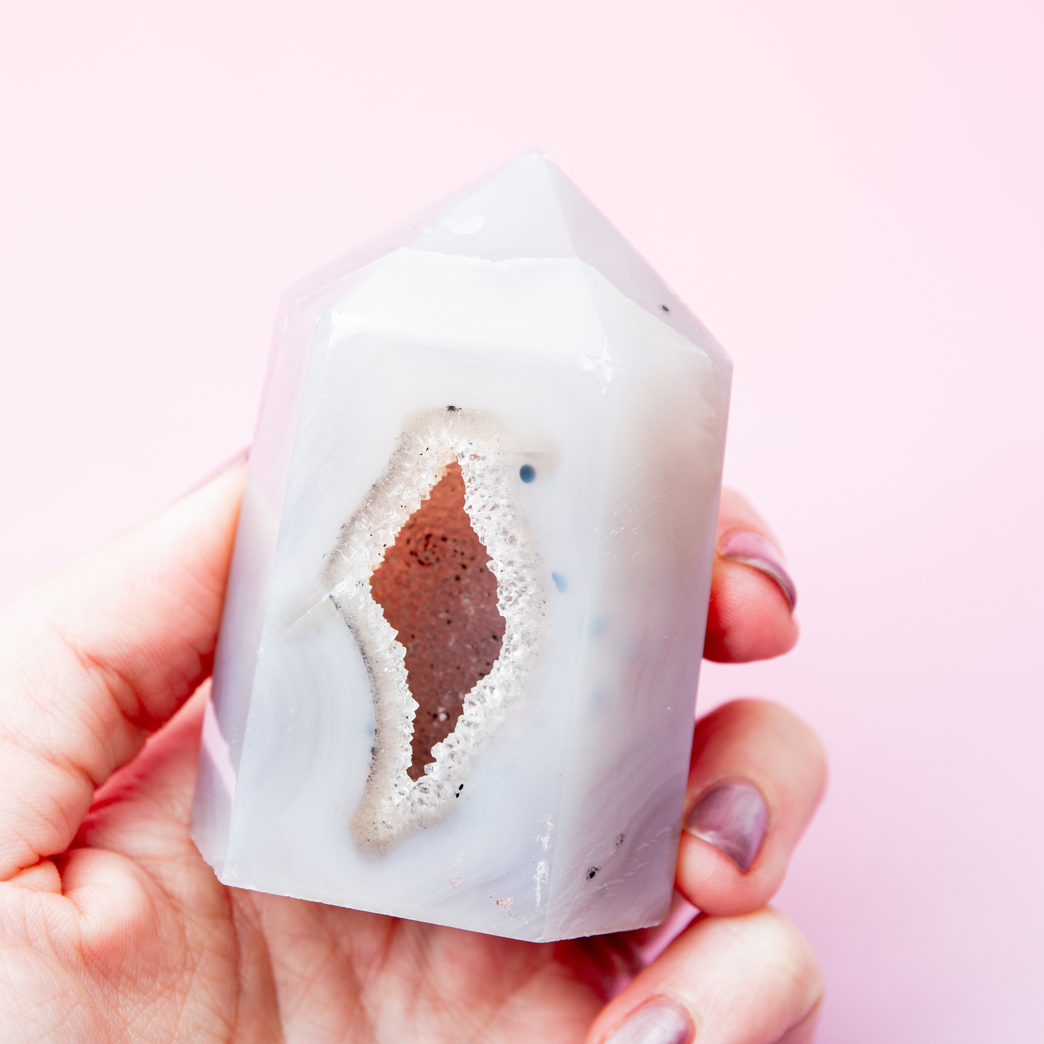 Agate Tower Brazil - 7cm/(045D)