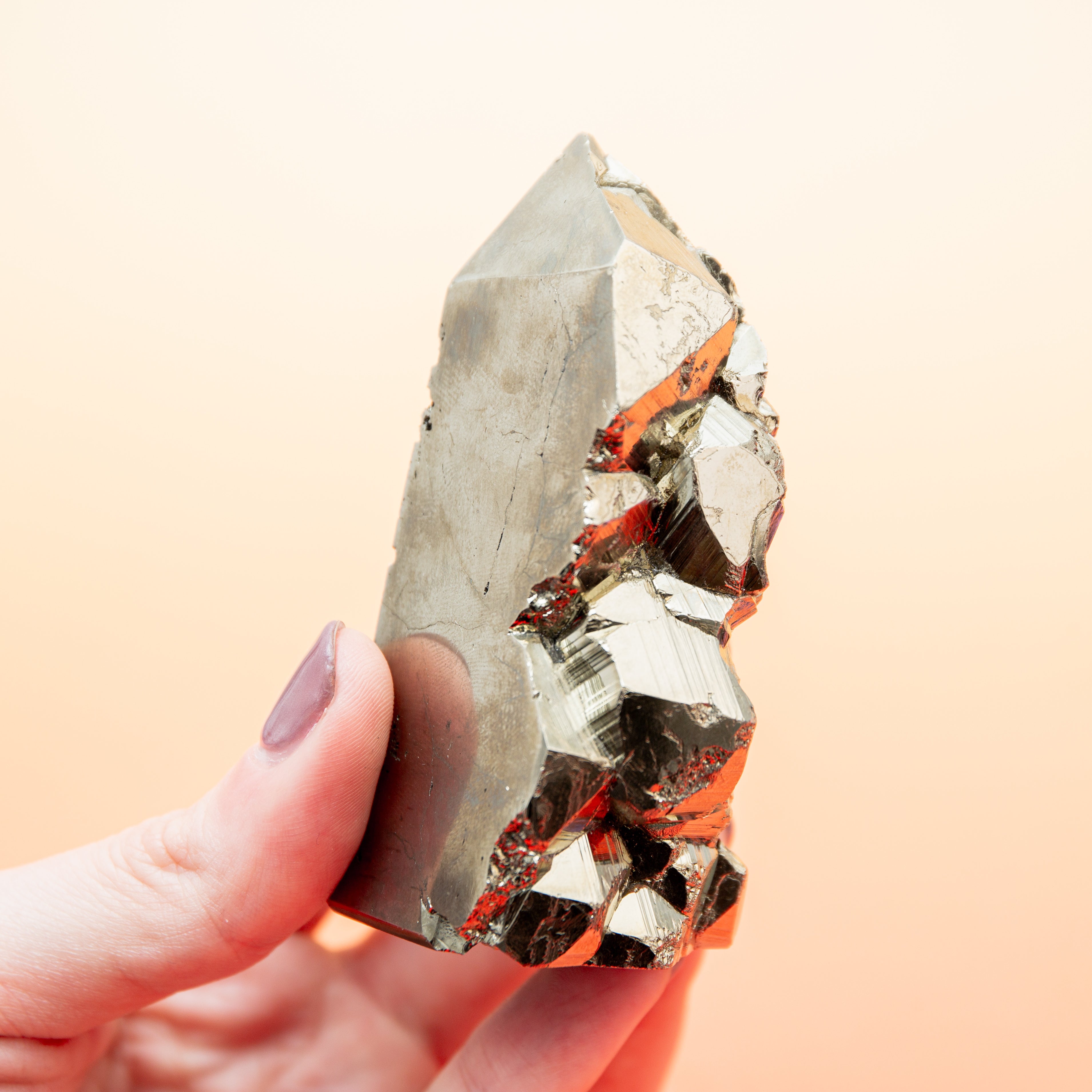 Pyrite Tower - 8cm (T048)
