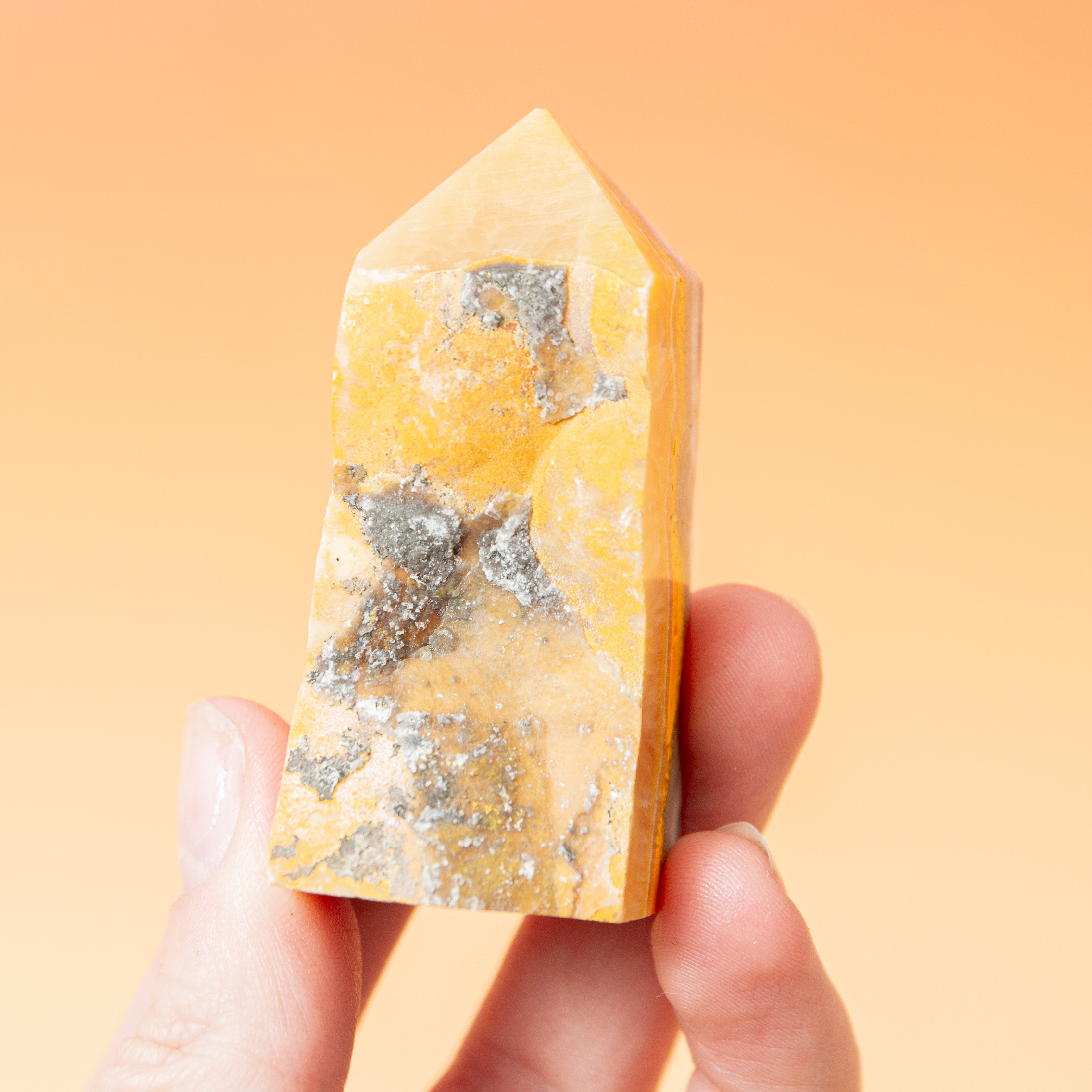 Bumblebee Jasper Tower - 6.3cm (D)