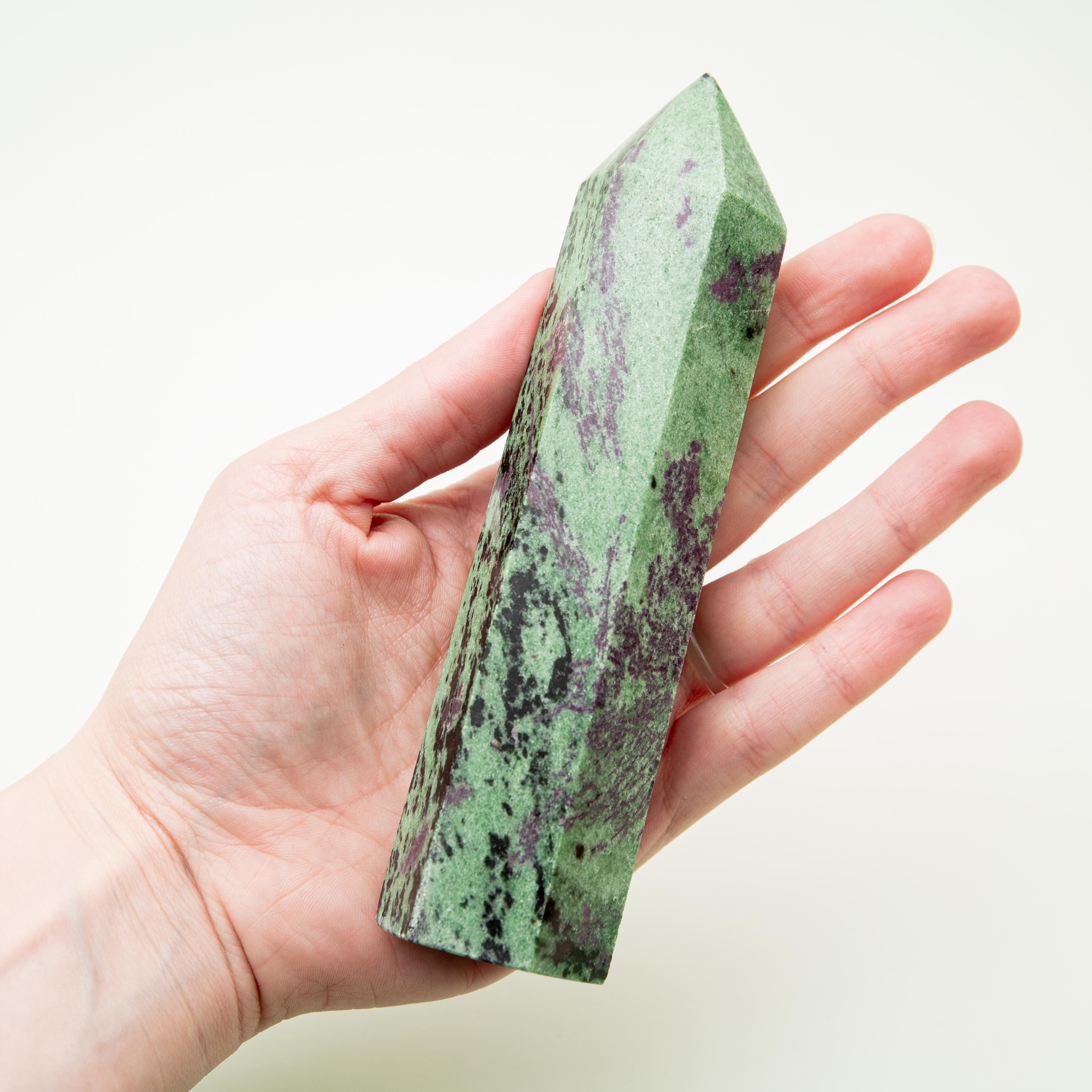 Ruby Zoisite Tower - 15cm/365g (A)