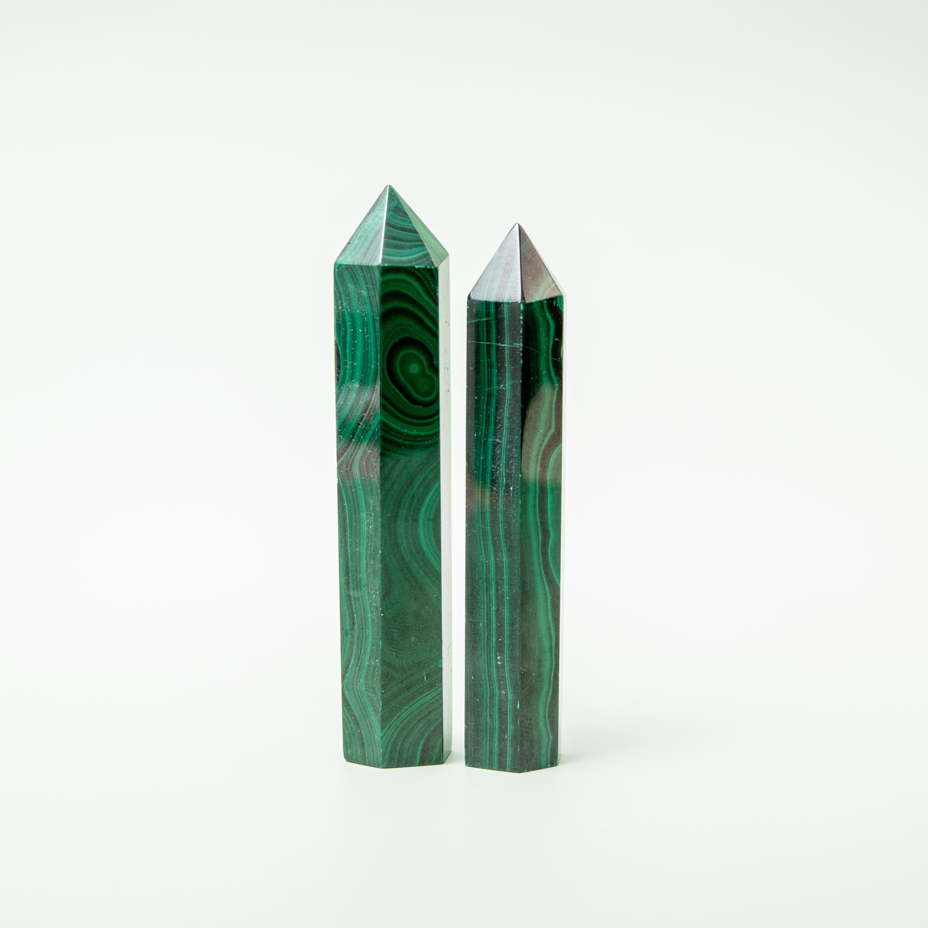 Malachite Tower - 9.5cm/74g (B)