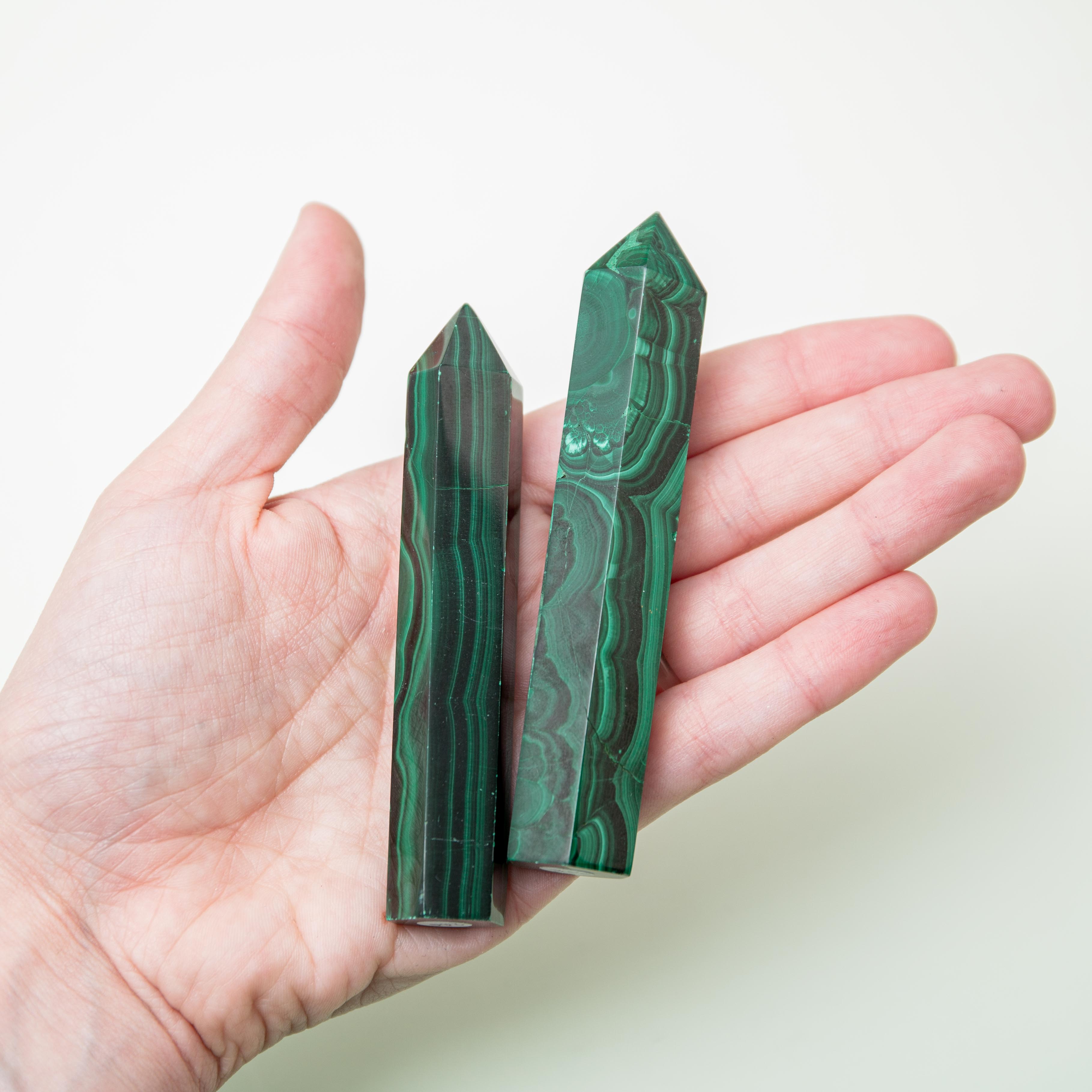 Malachite Tower - 9.5cm/74g (B)