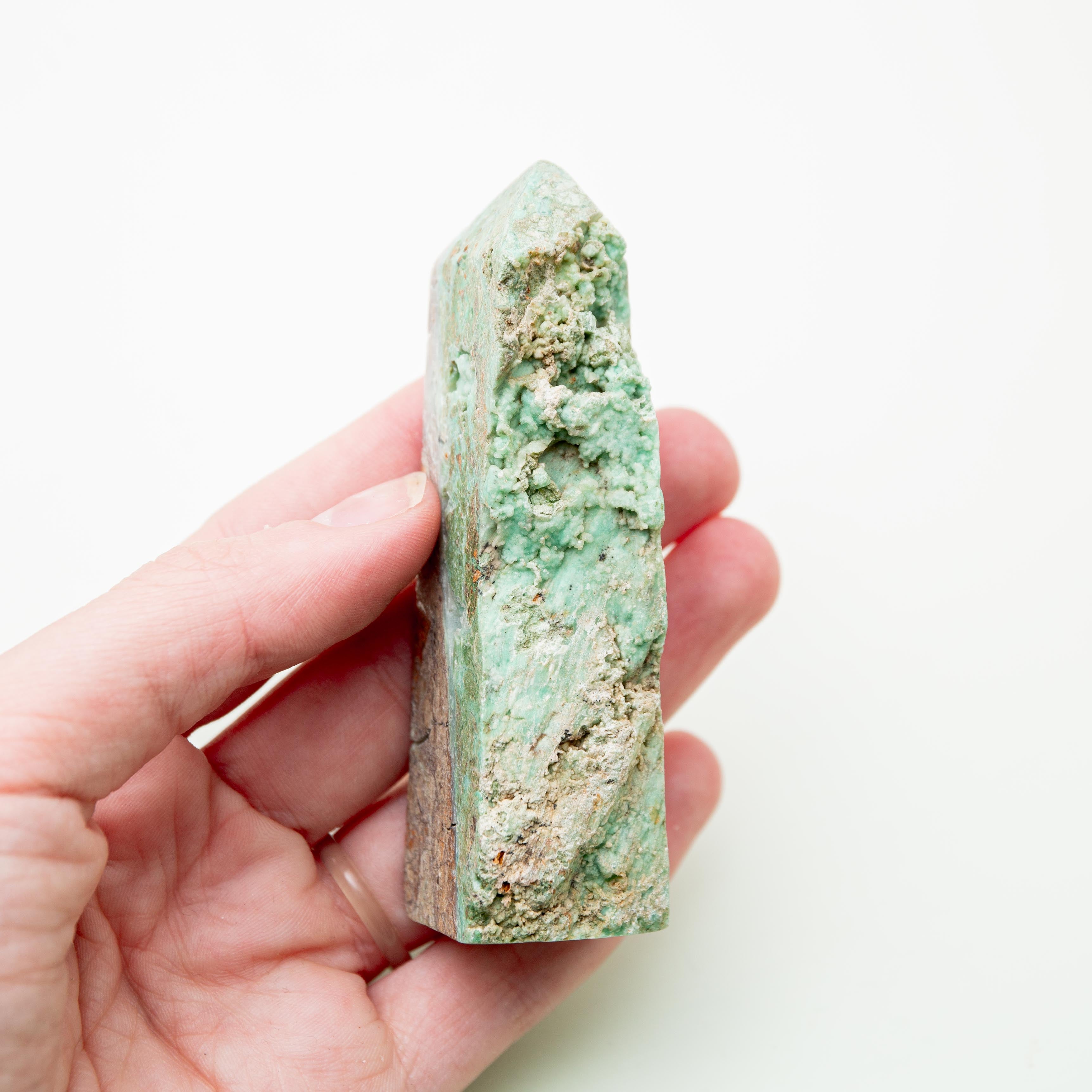 Chrysoprase Tower - 8.5cm/80g (A)