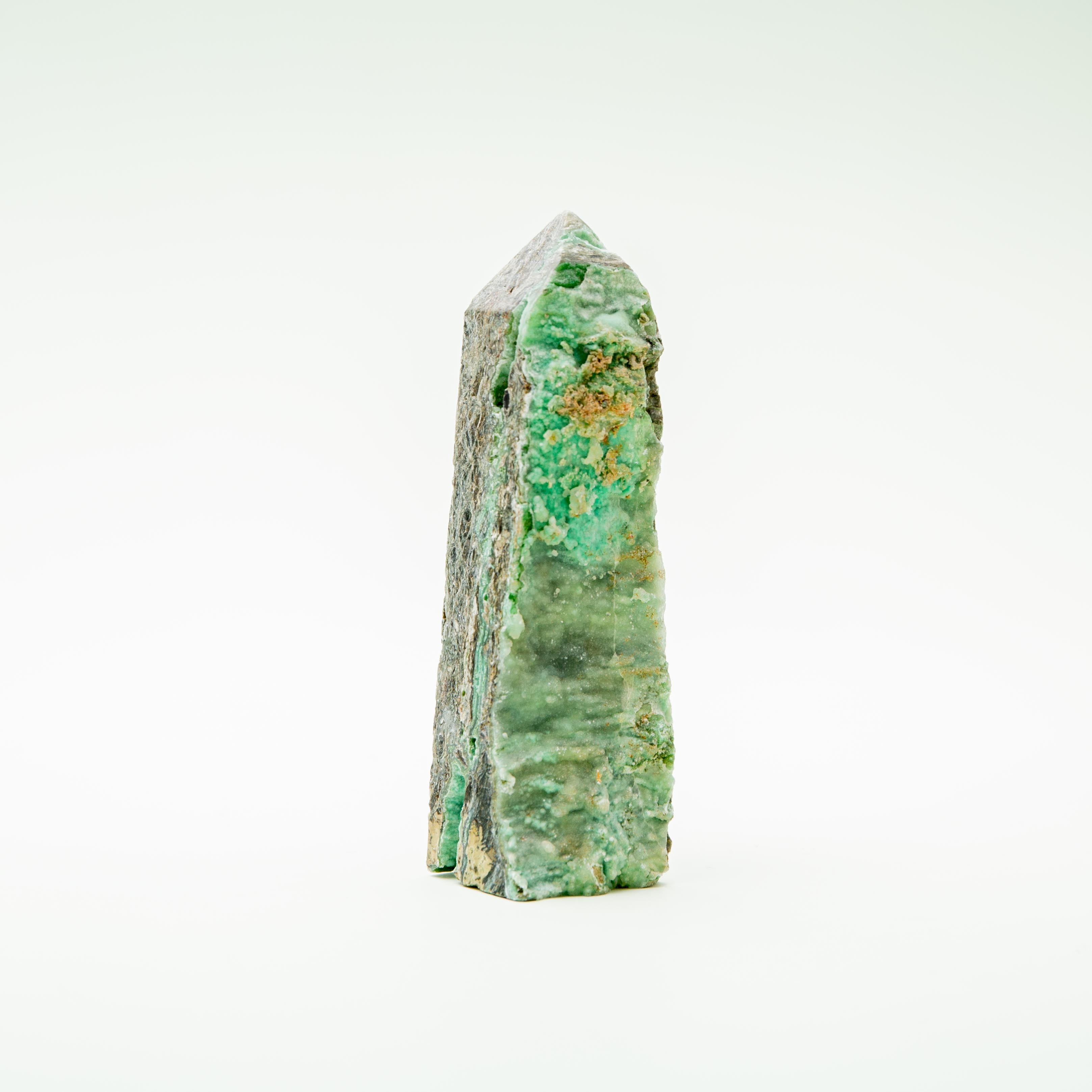 Chrysoprase Tower - 9.5cm/91g (B)