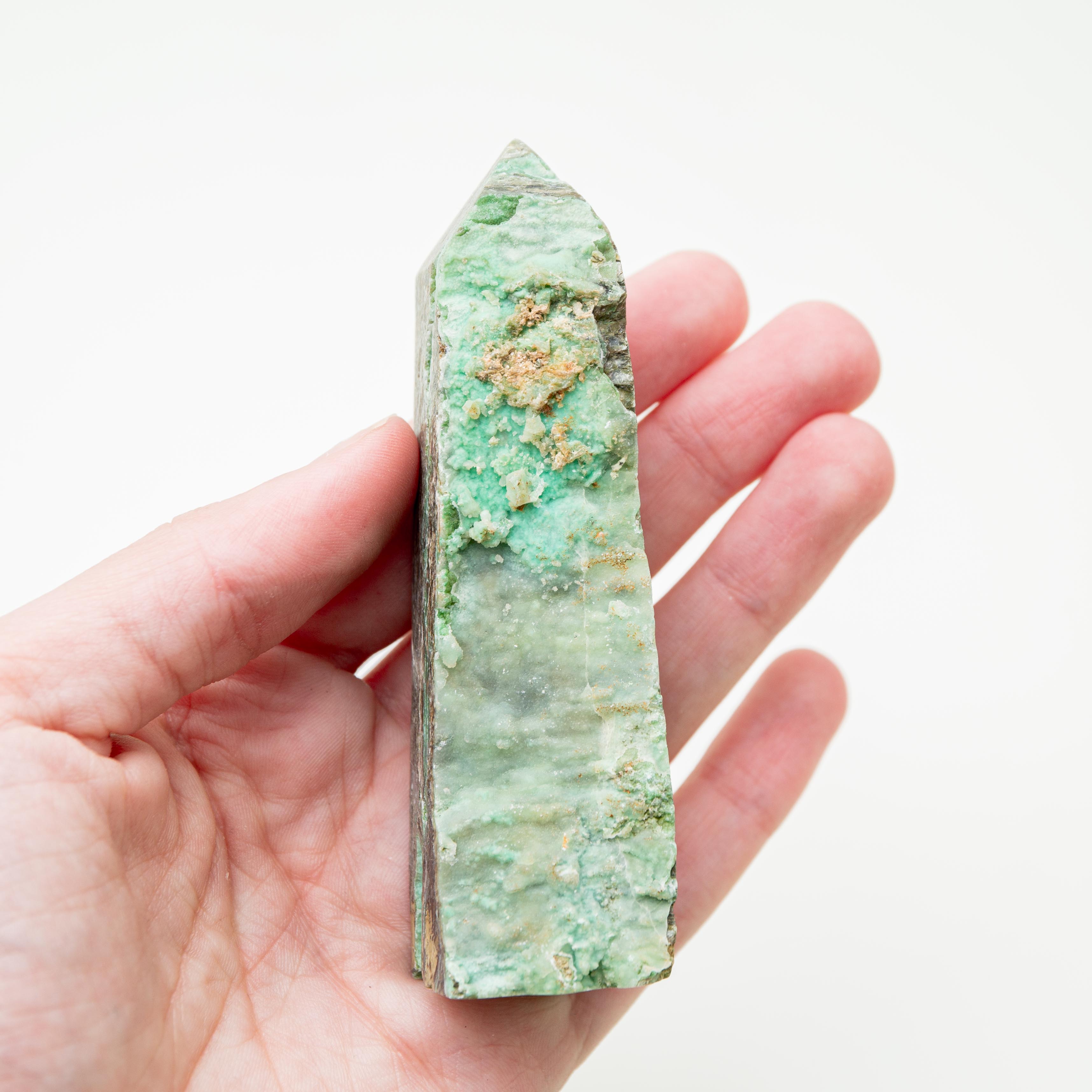 Chrysoprase Tower - 9.5cm/91g (B)