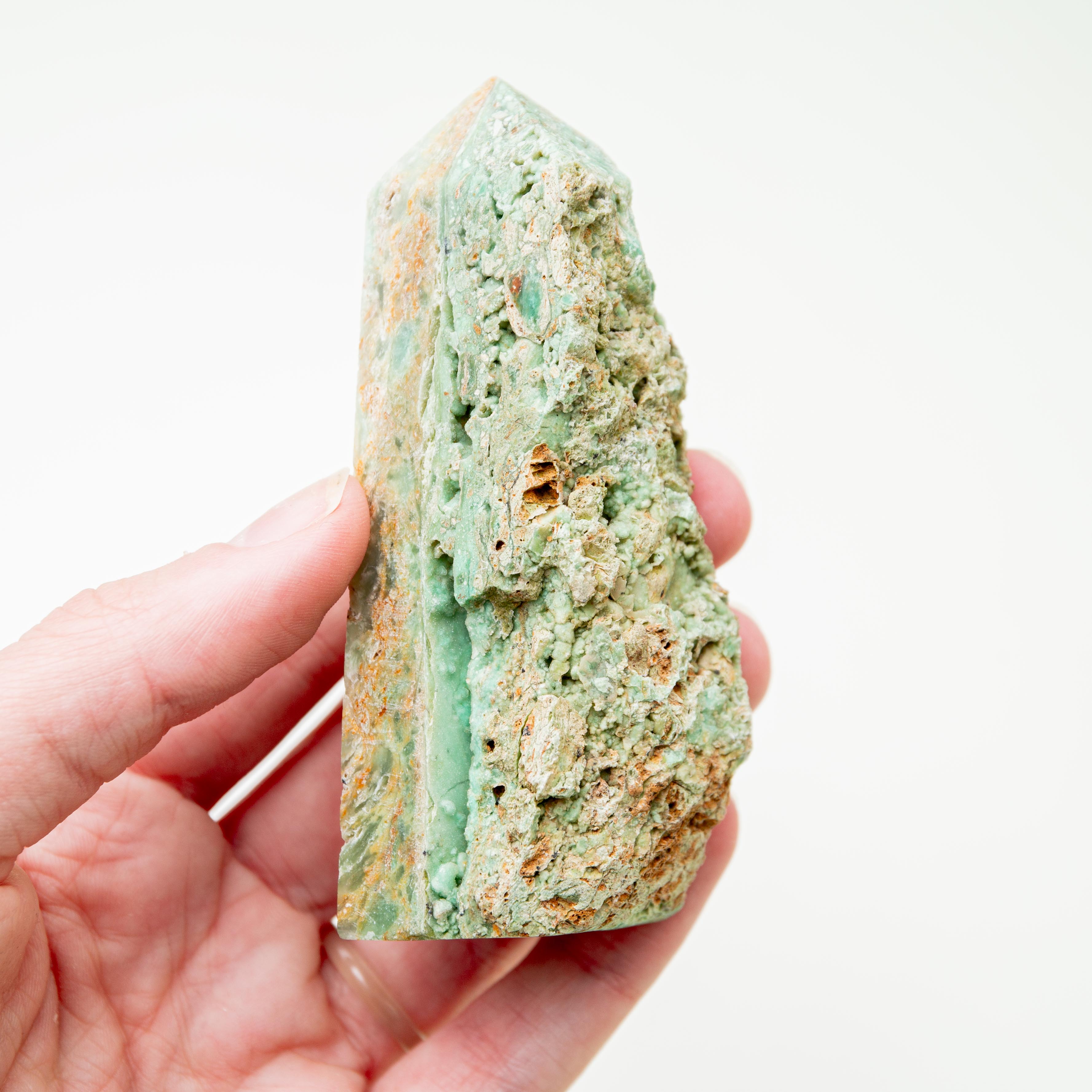 Chrysoprase Tower - 9cm/111g (C)