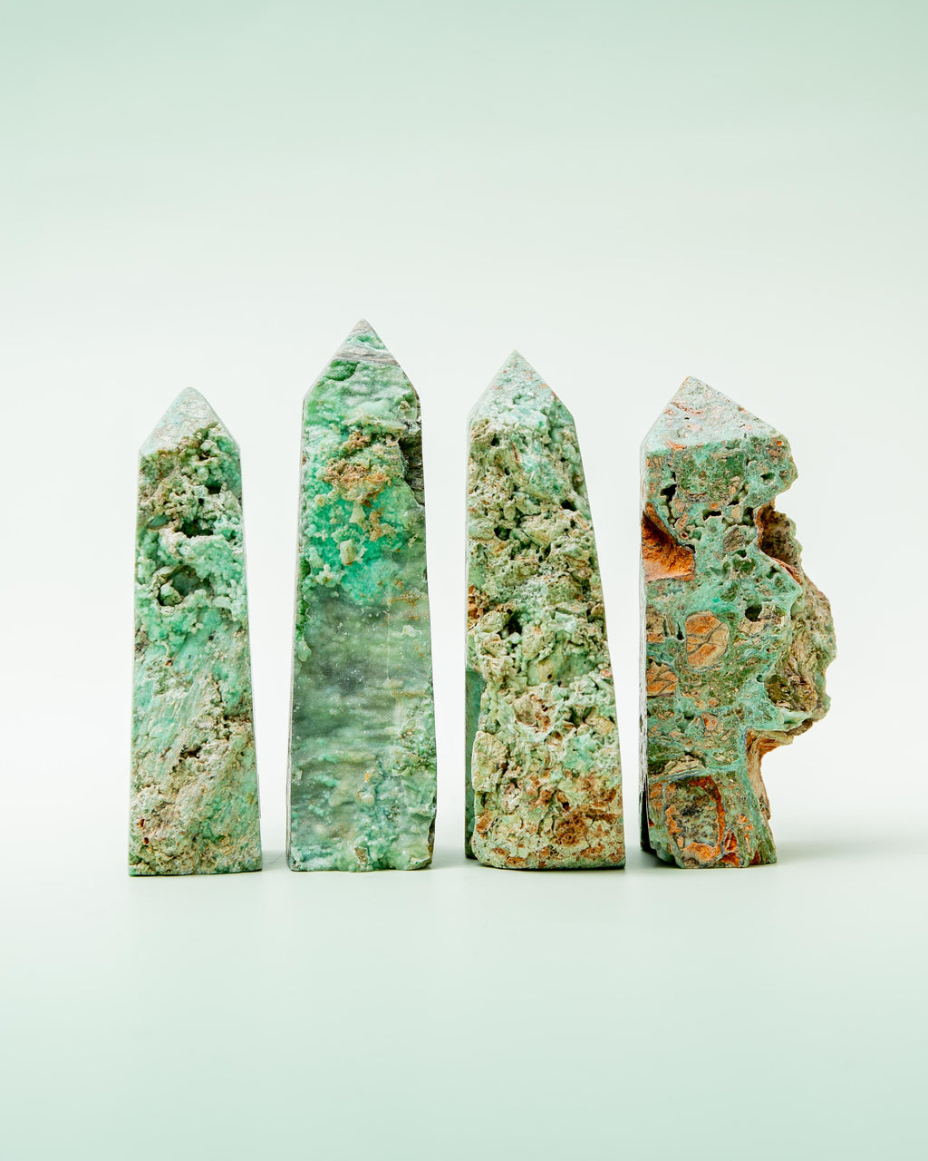 Chrysoprase Tower - 9.5cm/91g (B)