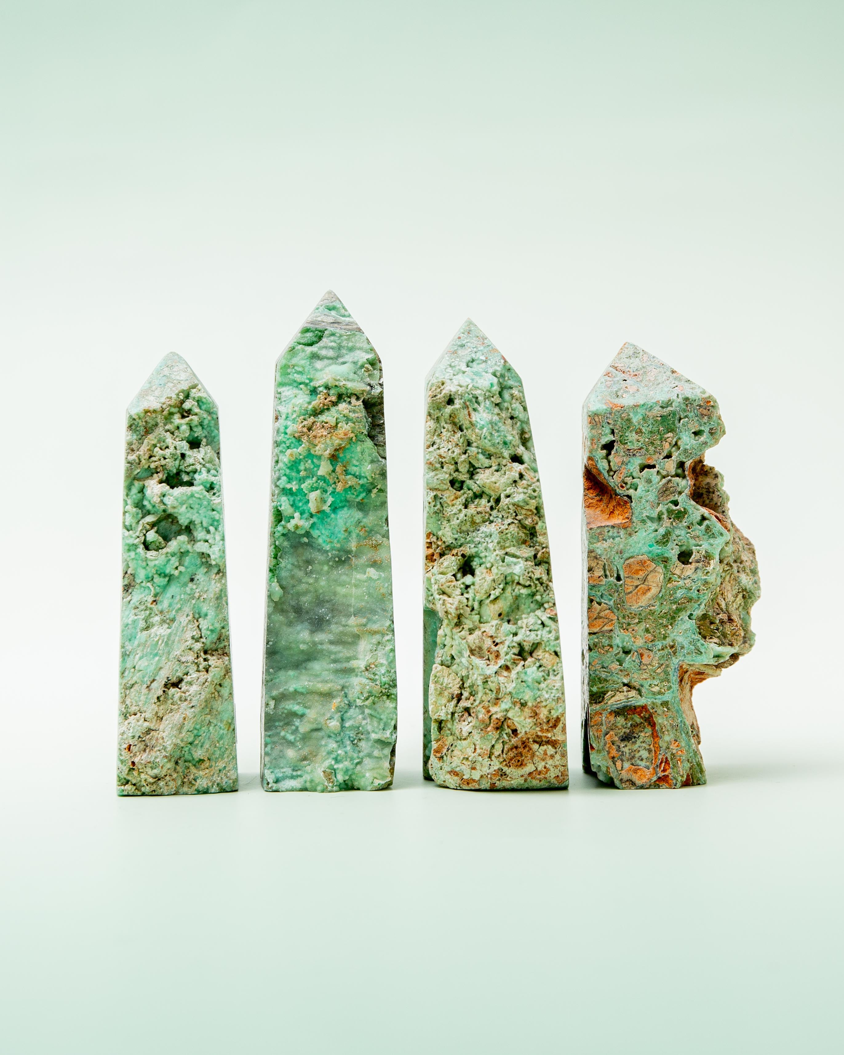 Chrysoprase Tower - 9.5cm/91g (B)