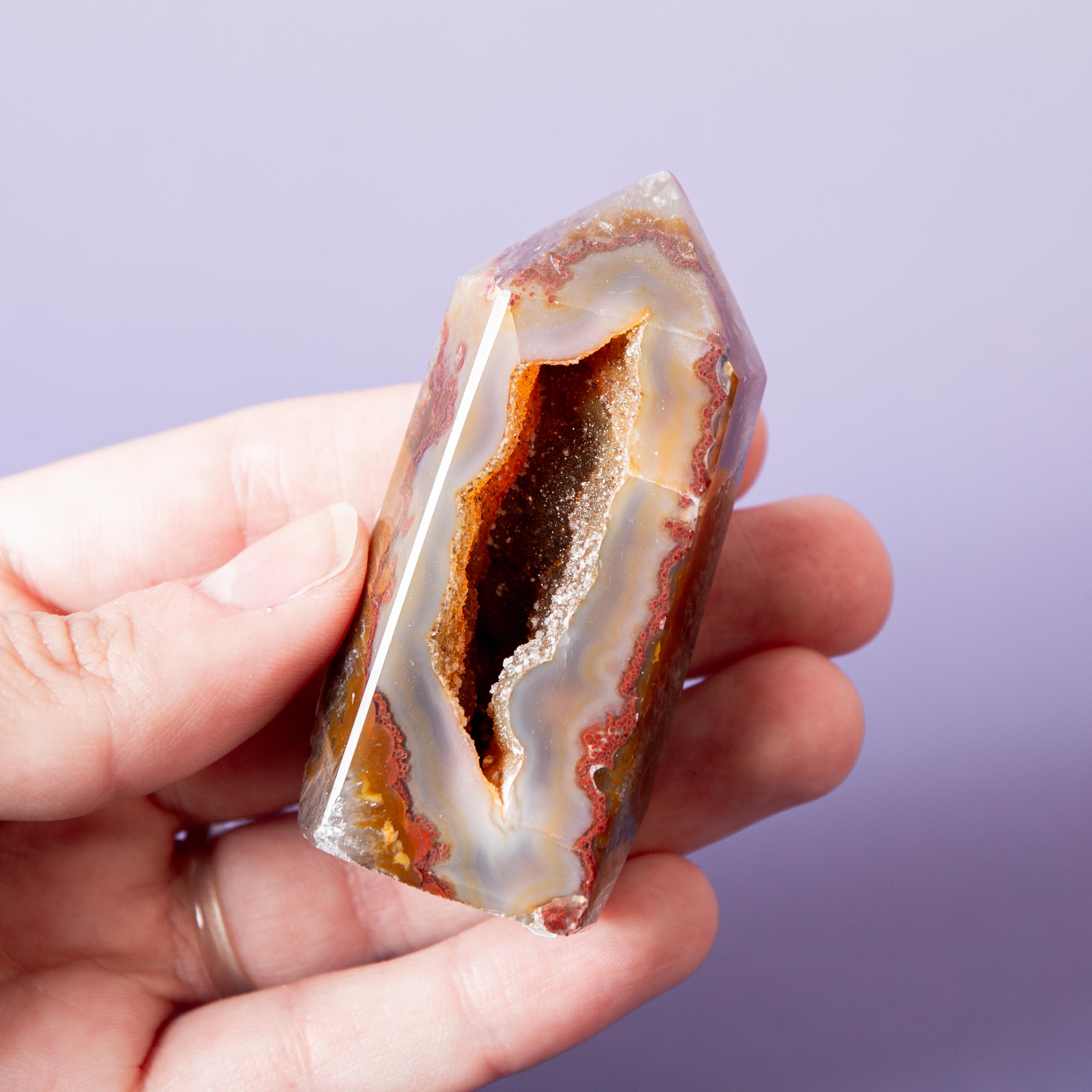 Agate Tower - 6.5cm/75g A08