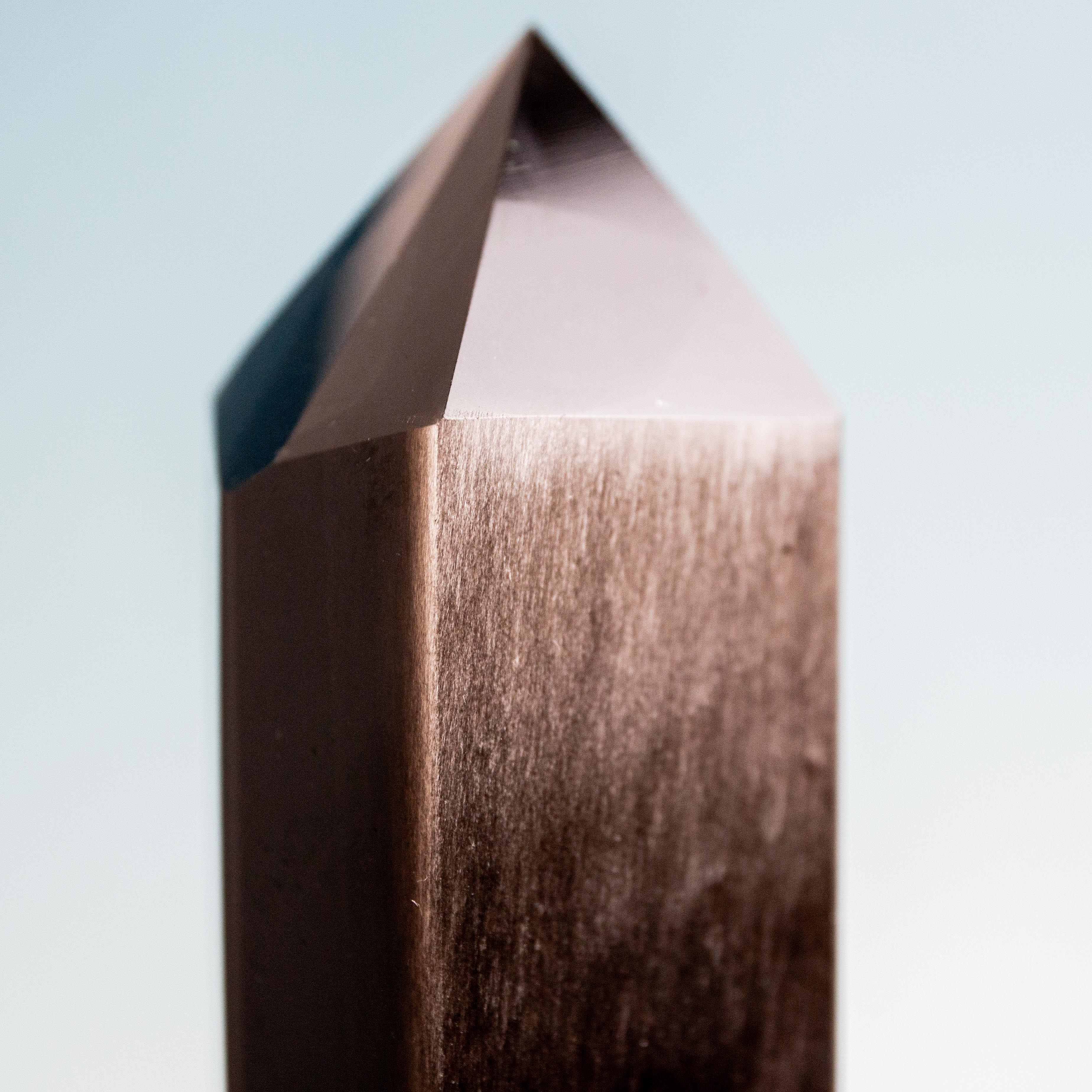 Silver Obsidian Tower - 674g/27.5cm
