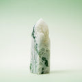 Tree Agate Druzy Tower - 157g/11cm (C)