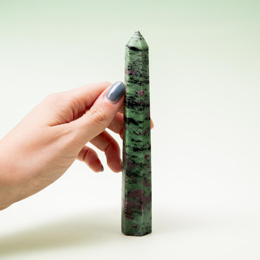 Ruby Zoisite Tower - 156g/15cm (C)