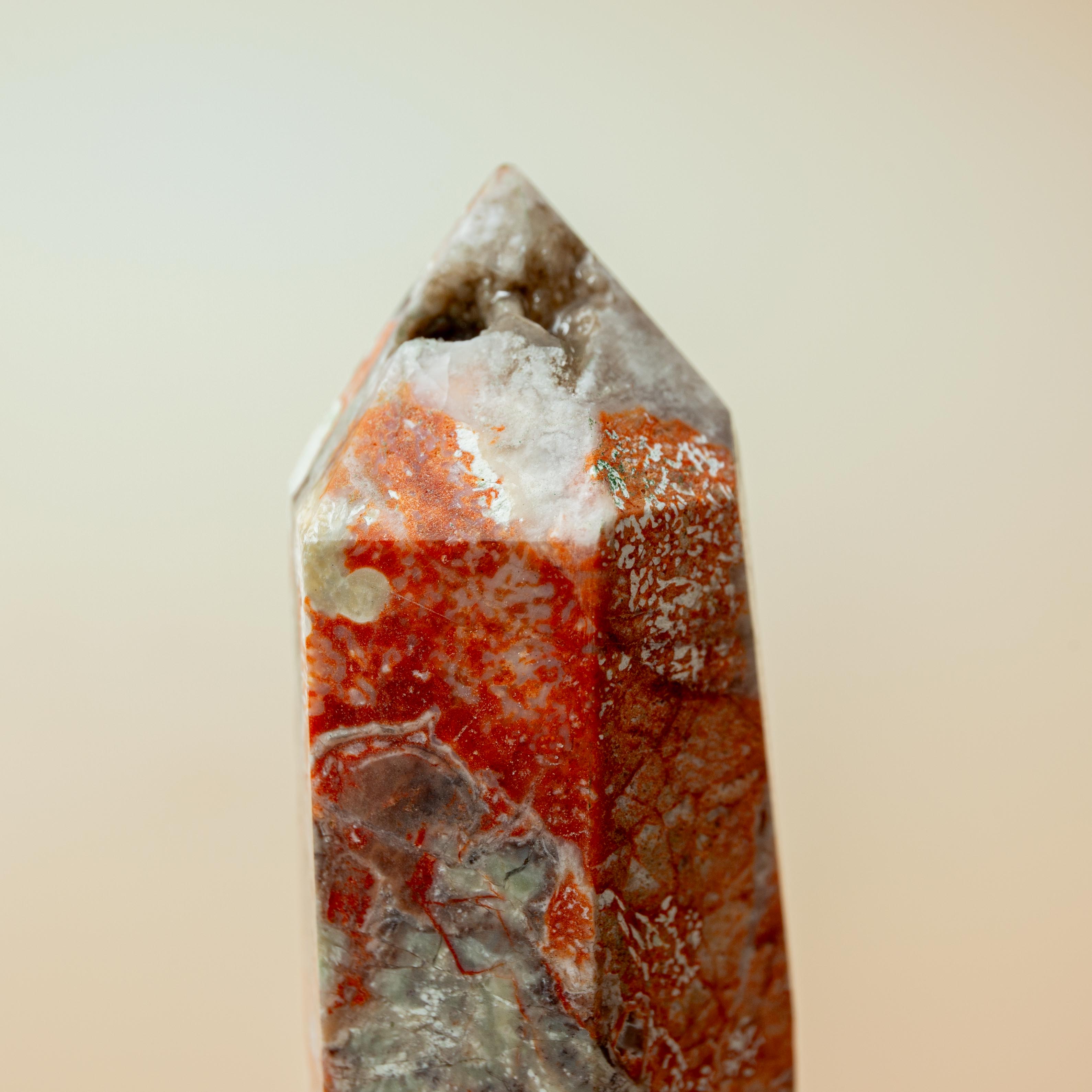Brecciated Jasper Tower - 51g/7cm (A)