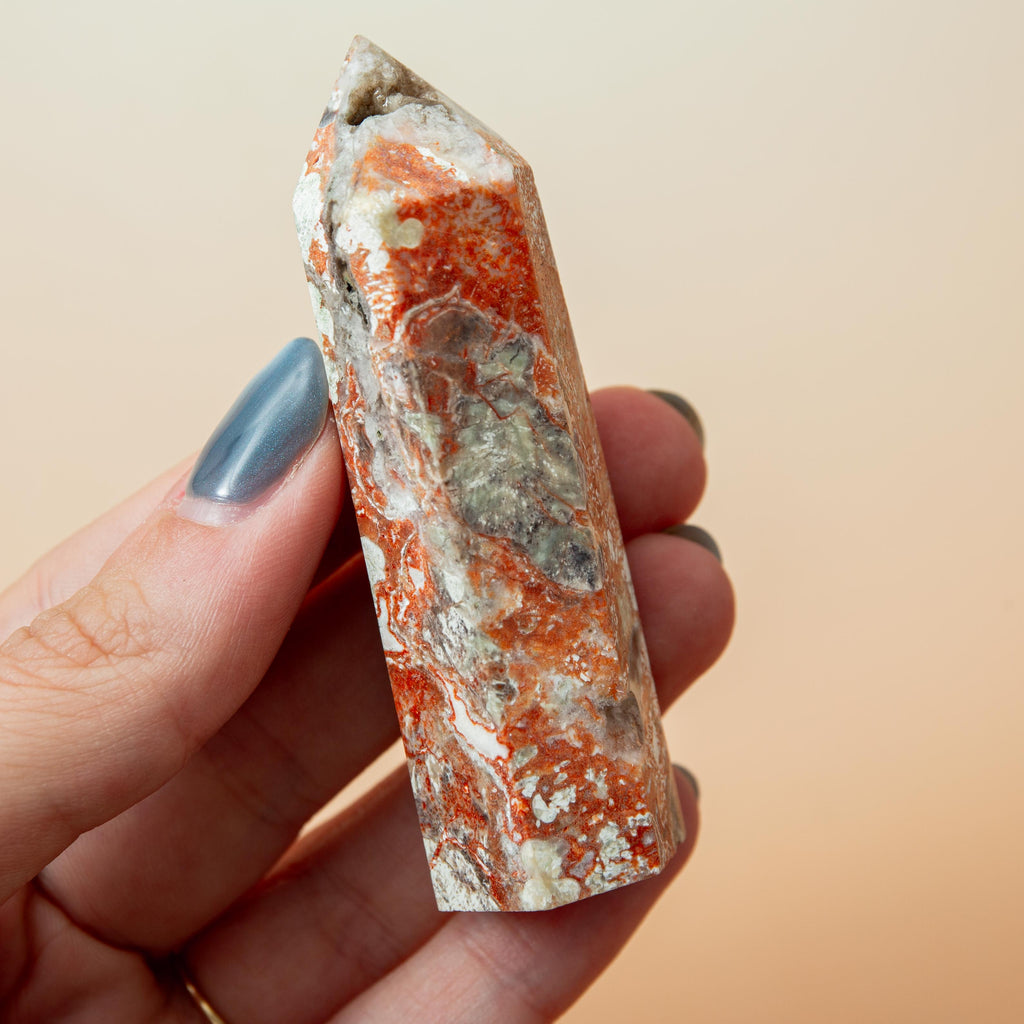 Brecciated Jasper Tower - 51g/7cm (A)