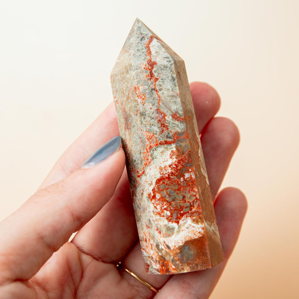 Brecciated Jasper Tower - 67g/8cm (B)