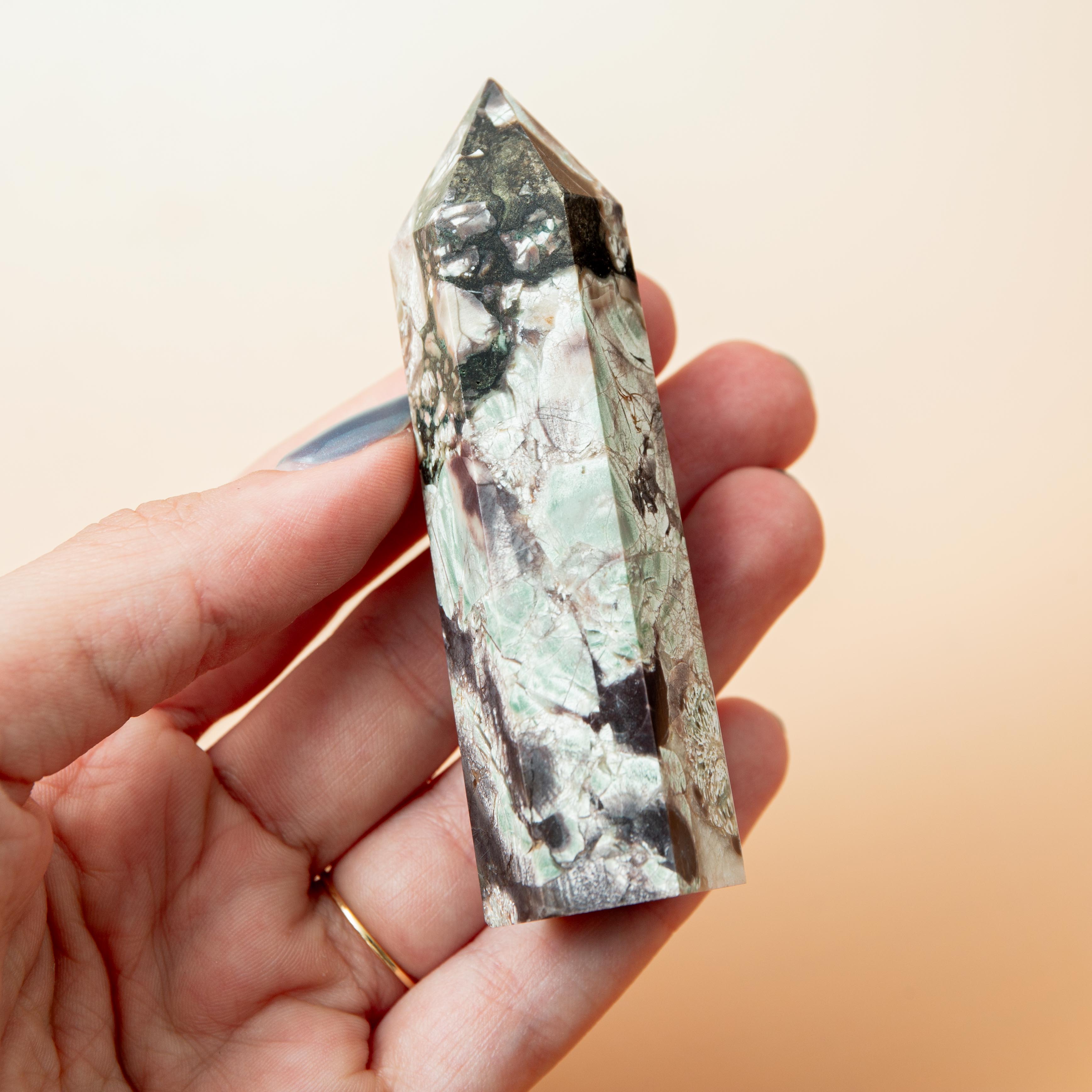 Brecciated Jasper Tower - 72g/8cm (C)